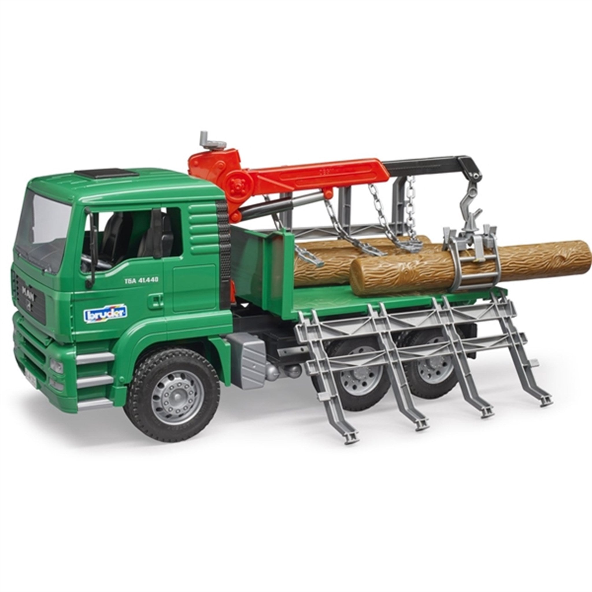 Bruder MAN TGA Timber Truck with Loading Crane 4