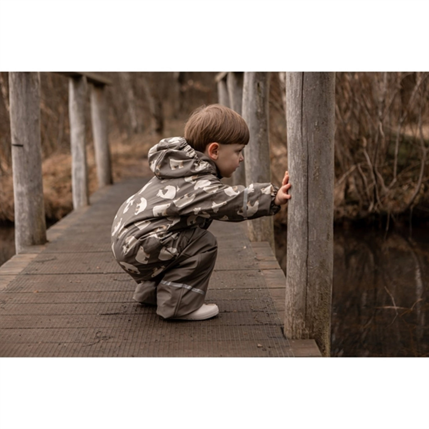 CeLaVi Rainwear Set w. Fleece Sea Turtle