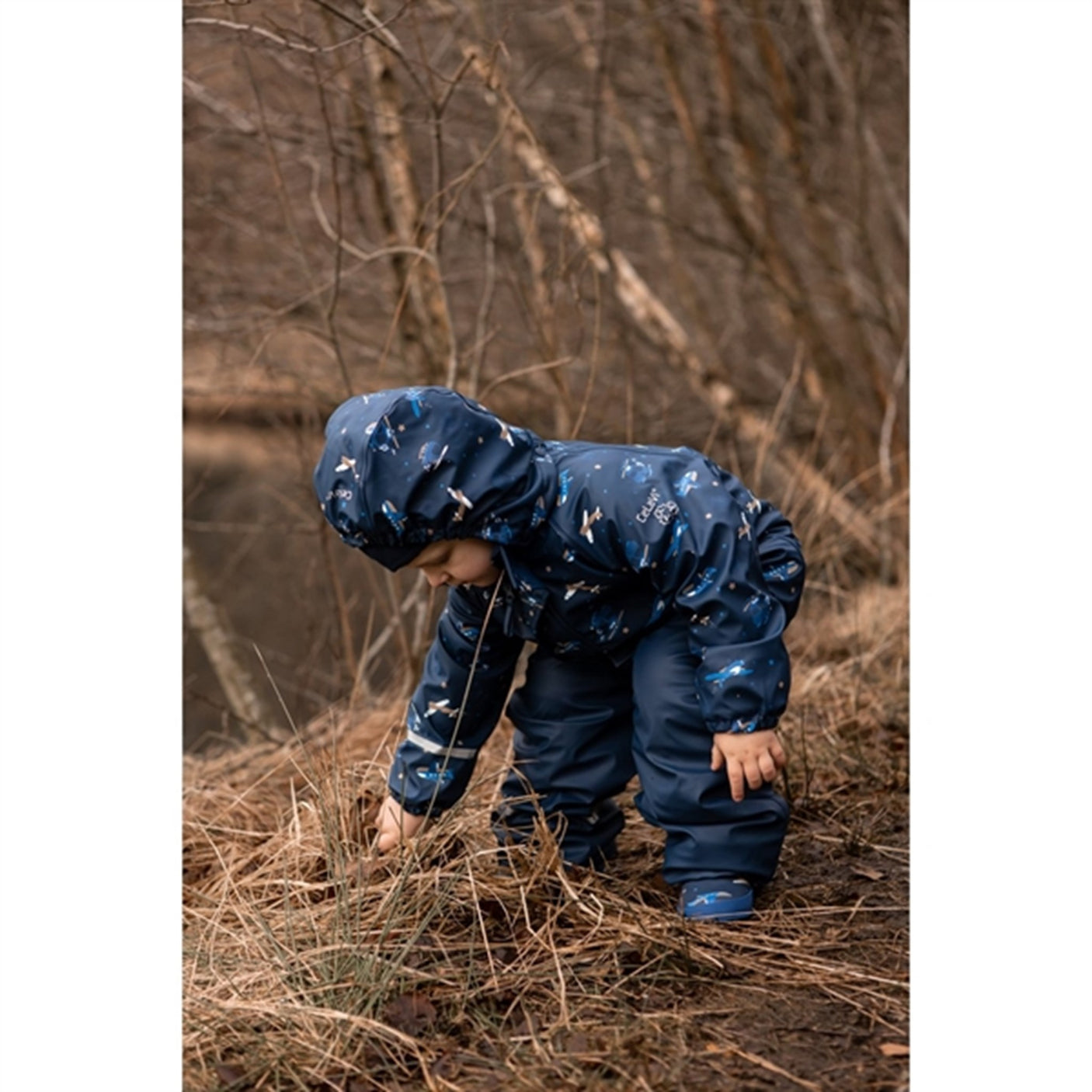 CeLaVi Rainwear Set w. Fleece Pageant Blue