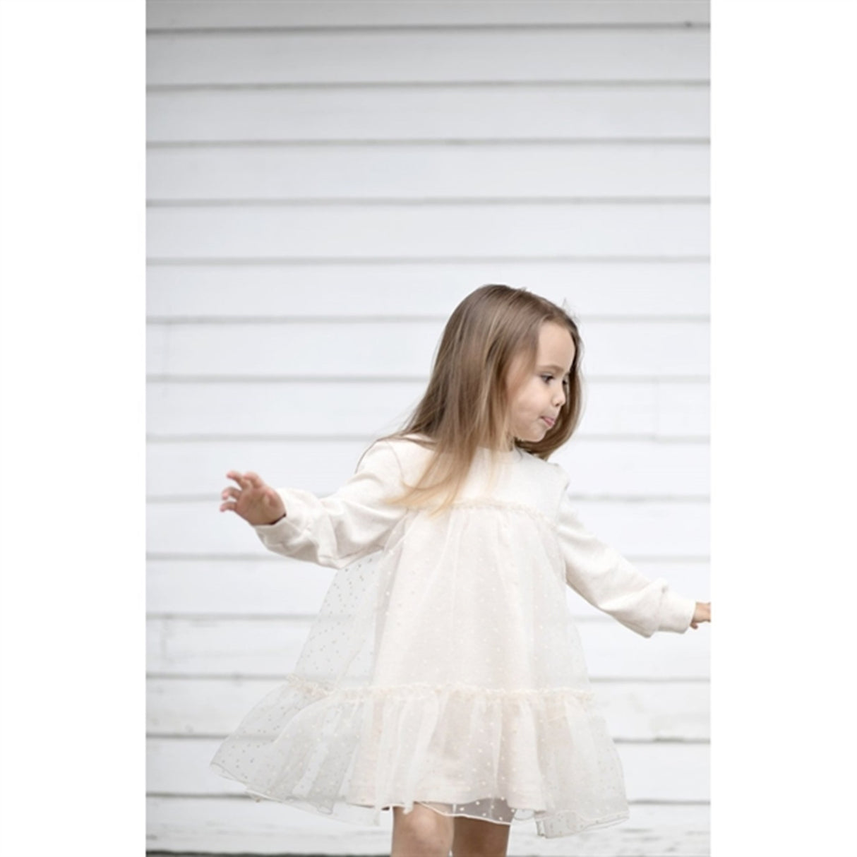 Huttelihut Parti Dress Off White