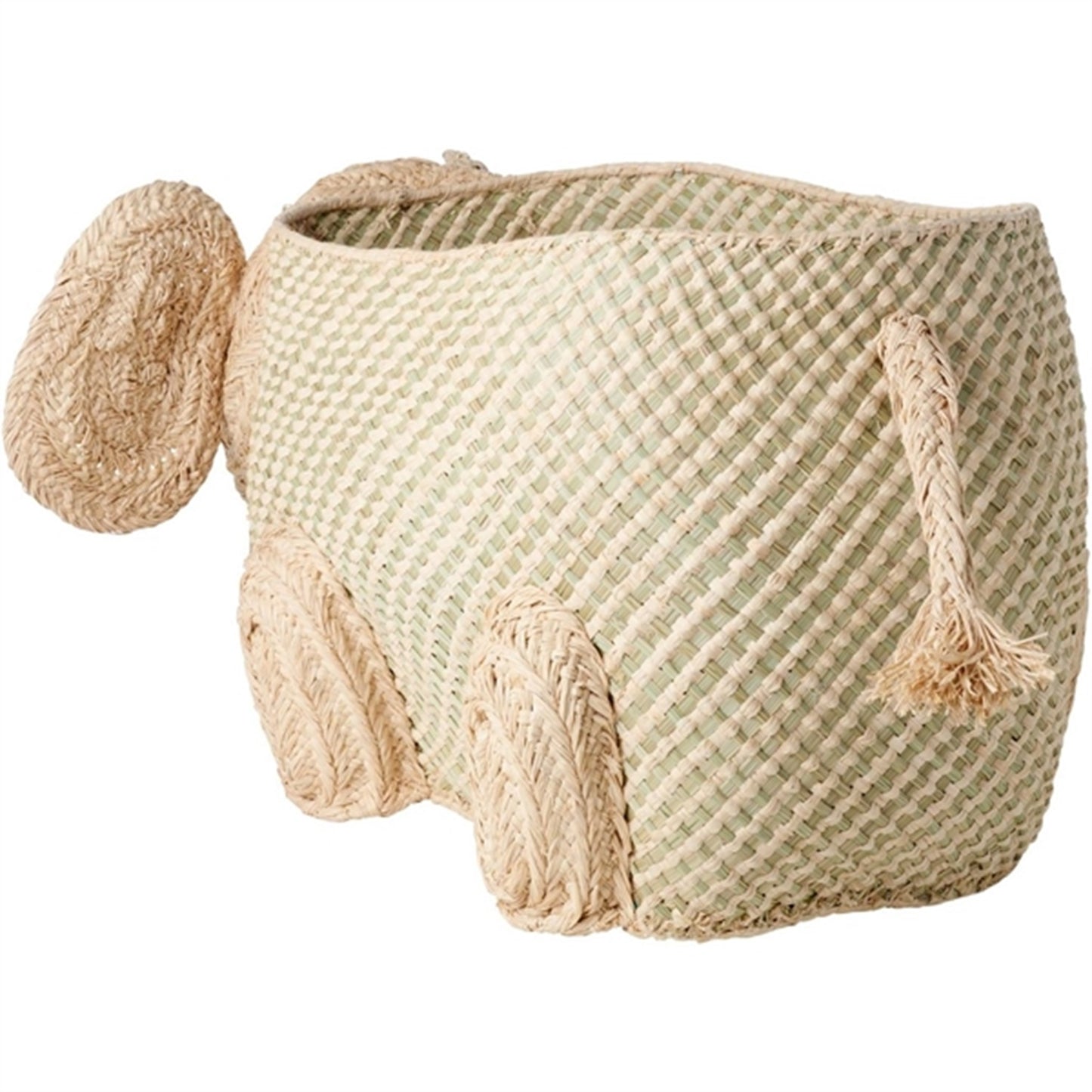 RICE Elephant Small Sea Grass Storage Basket