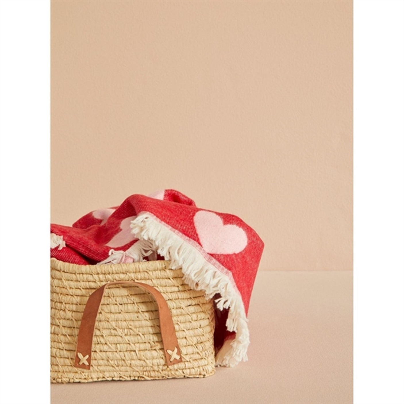 RICE Nature Rectangular Raffia Basket