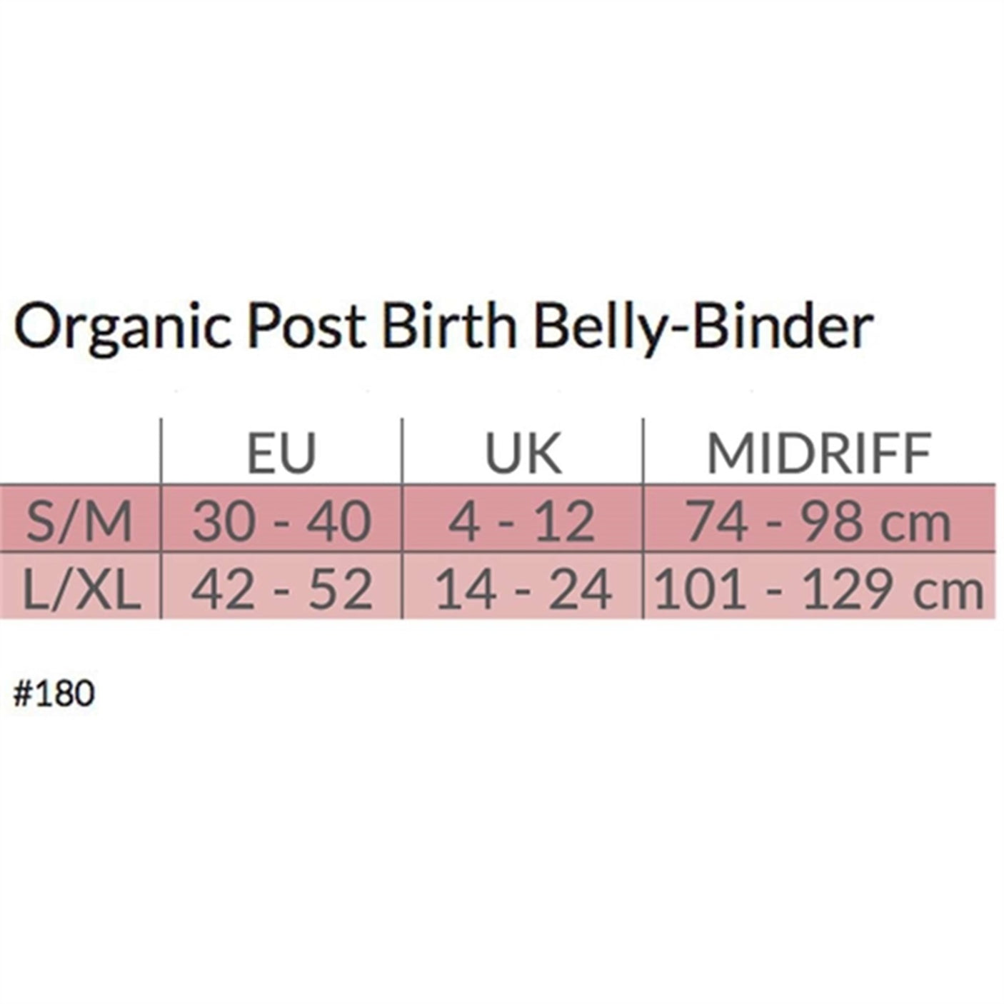 Carriwell Post Birth Belly Binder Black