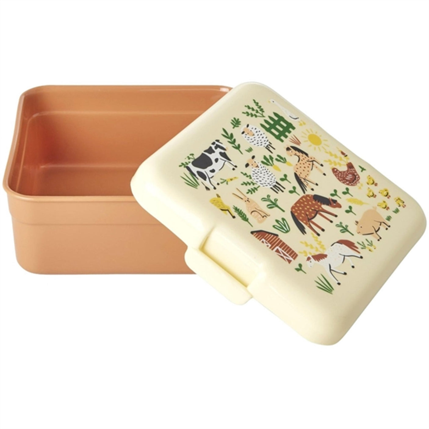 RICE Brown Farm Totable Small Lunch Box