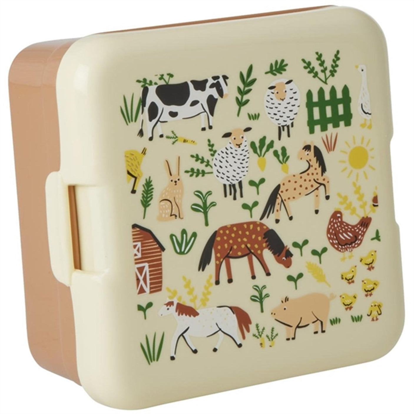 RICE Brown Farm Totable Small Lunch Box