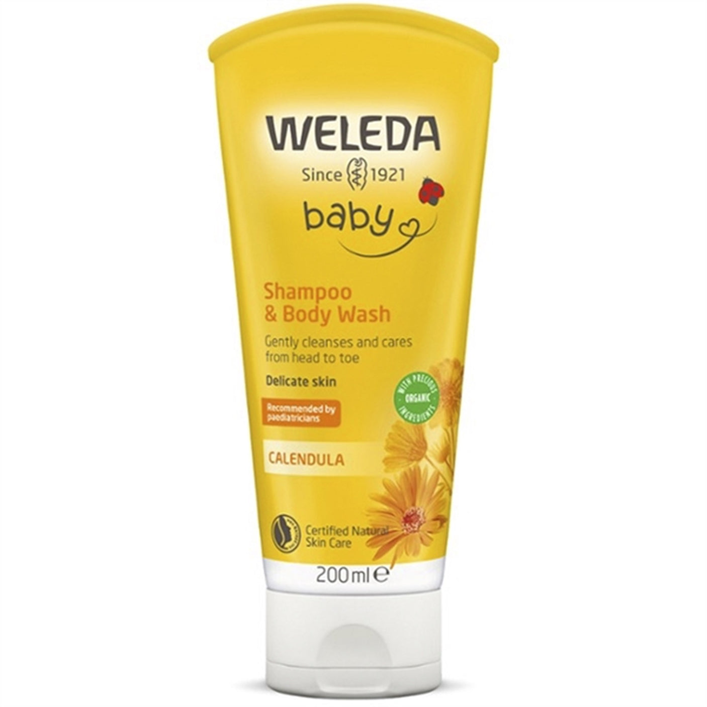Weleda Calendula Shampoo & Body Wash 200 ml