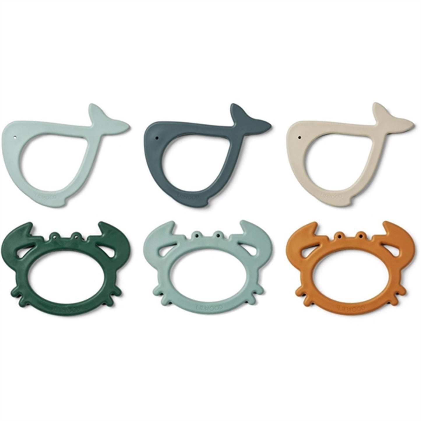 Liewood Calisto Diving Play Set 6-Pack Whale Blue Multi Mix