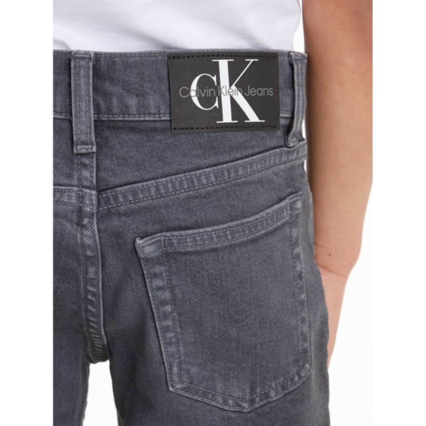 Calvin Klein Dad Pants Grey Dark Overdyed