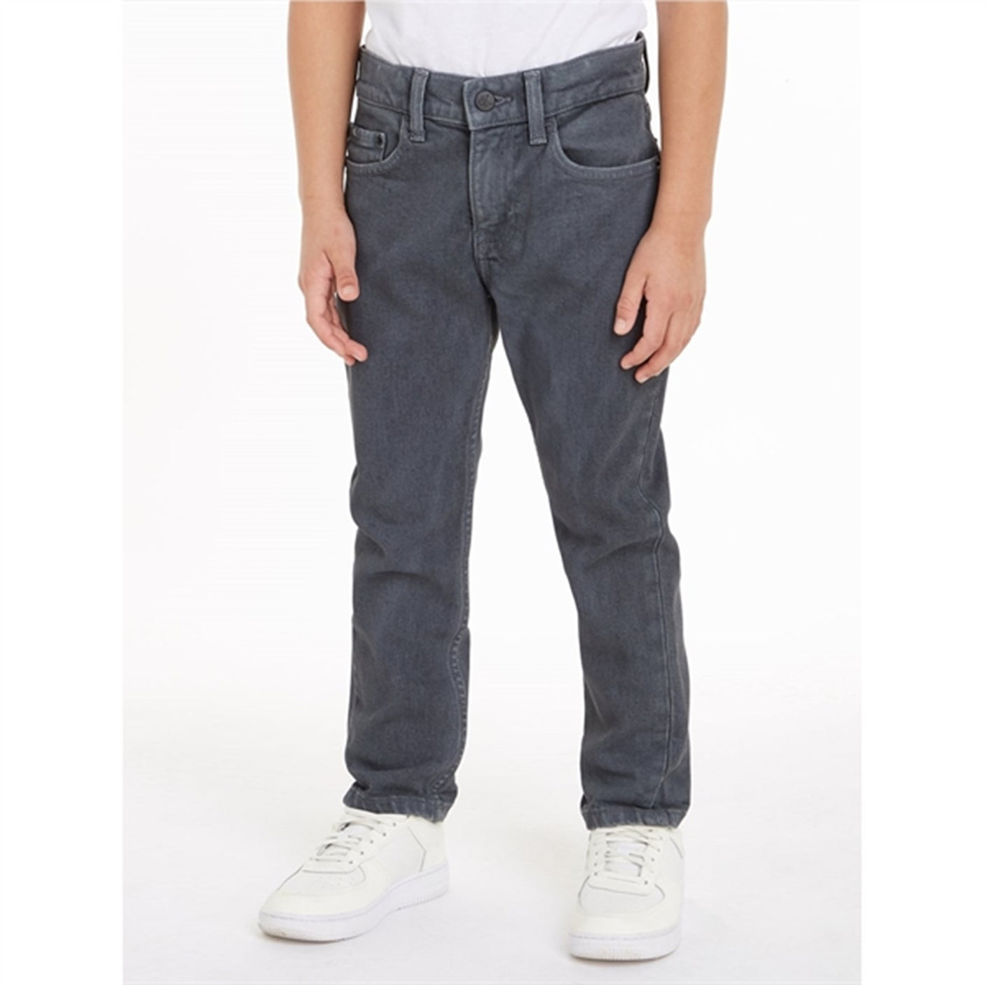 Calvin Klein Dad Pants Grey Dark Overdyed