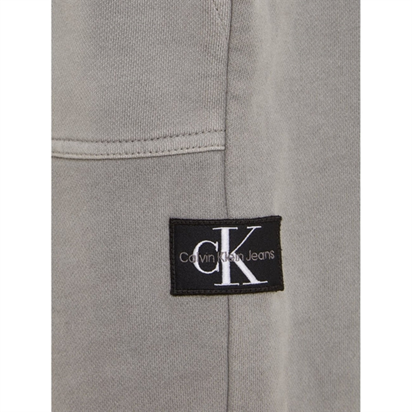 Calvin Klein Mineral Dye Badge Jogger Pants Ck Black