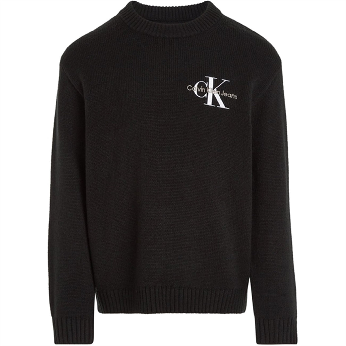 Calvin Klein Essential Monogram Jumper Ck Black