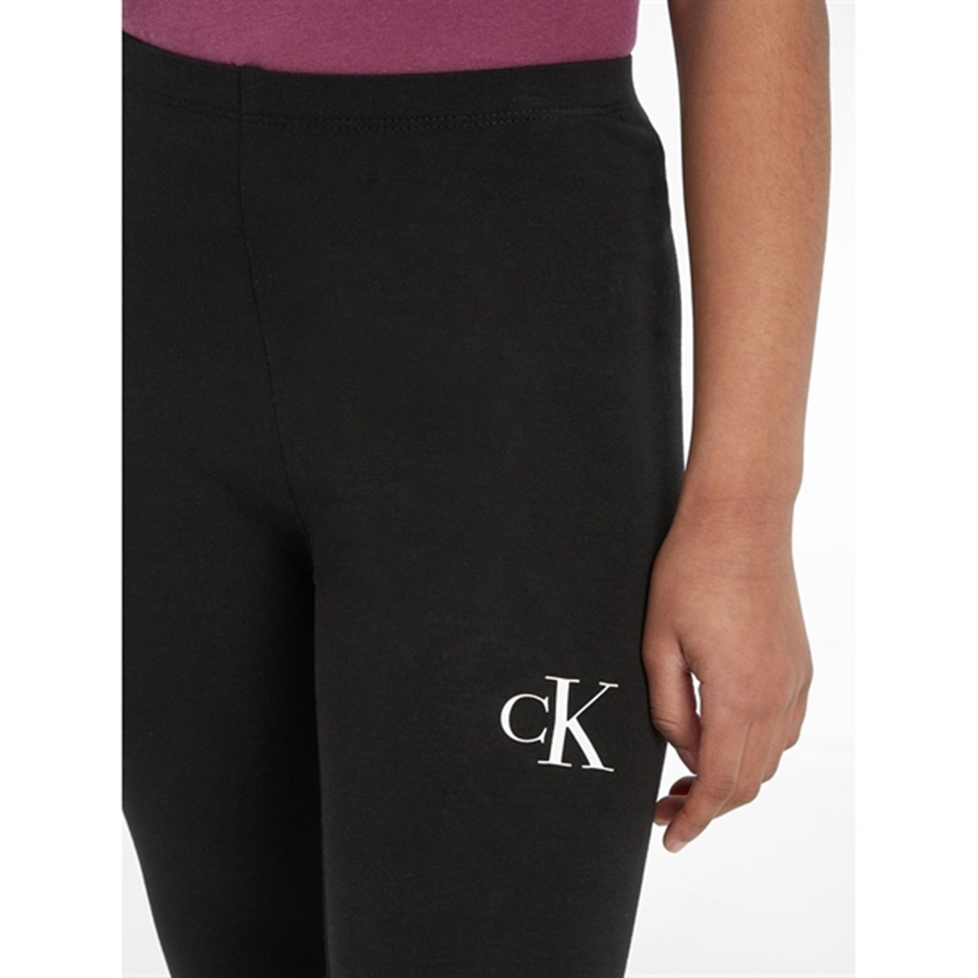 Calvin Klein Ck Logo Legging Ck Black