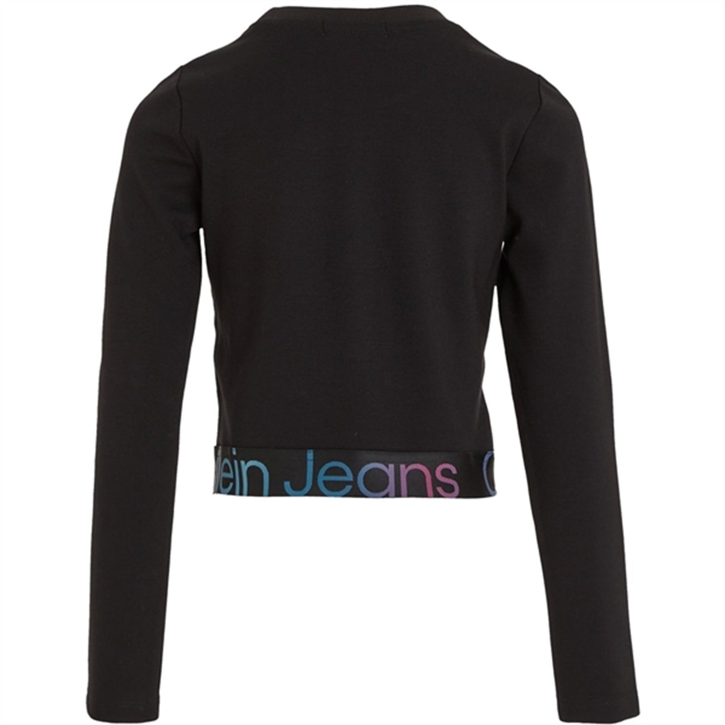 Calvin Klein Punto Tape Ls Top Ck Black