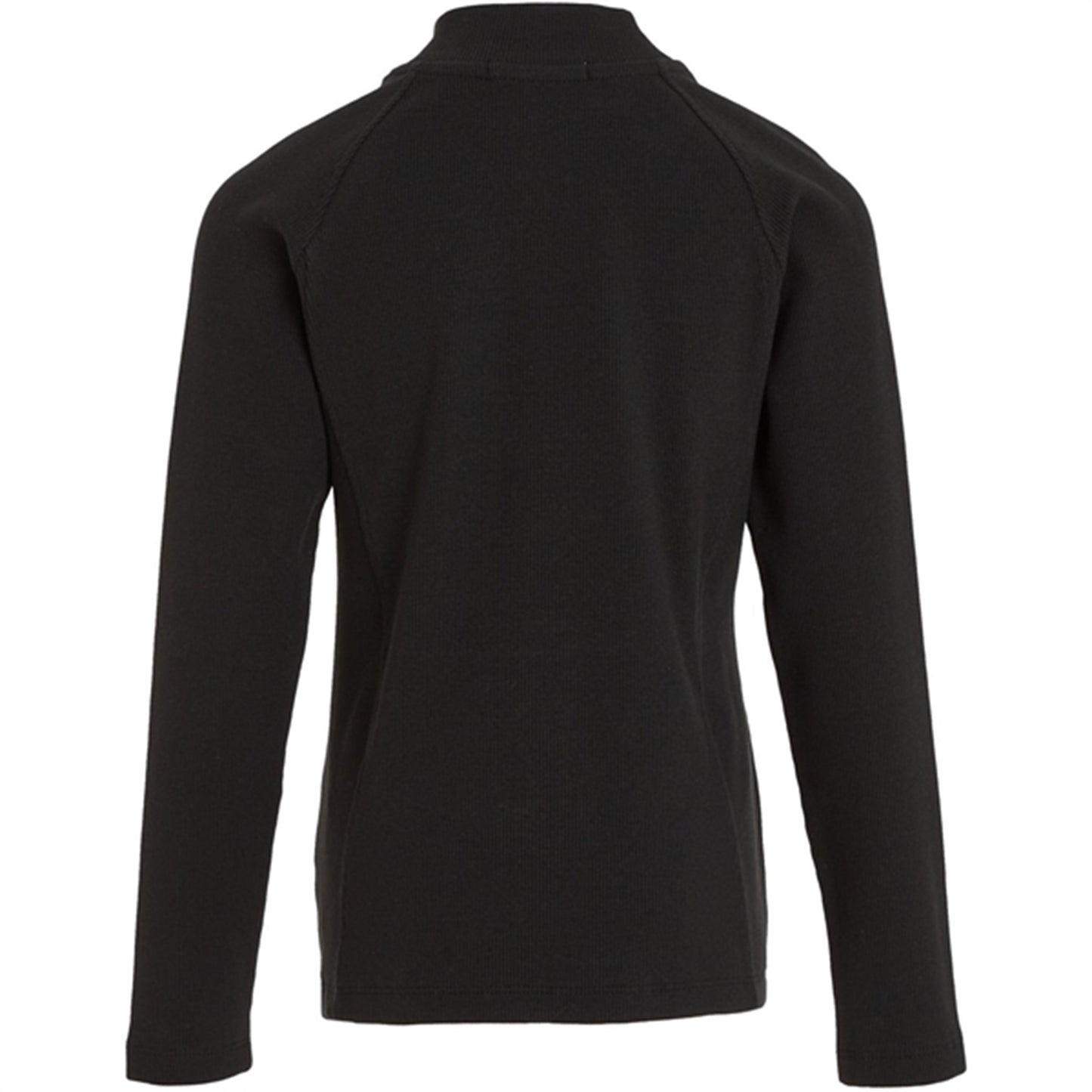 Calvin Klein Hero Logo Rib Zip Up Ls Blouse Ck Black