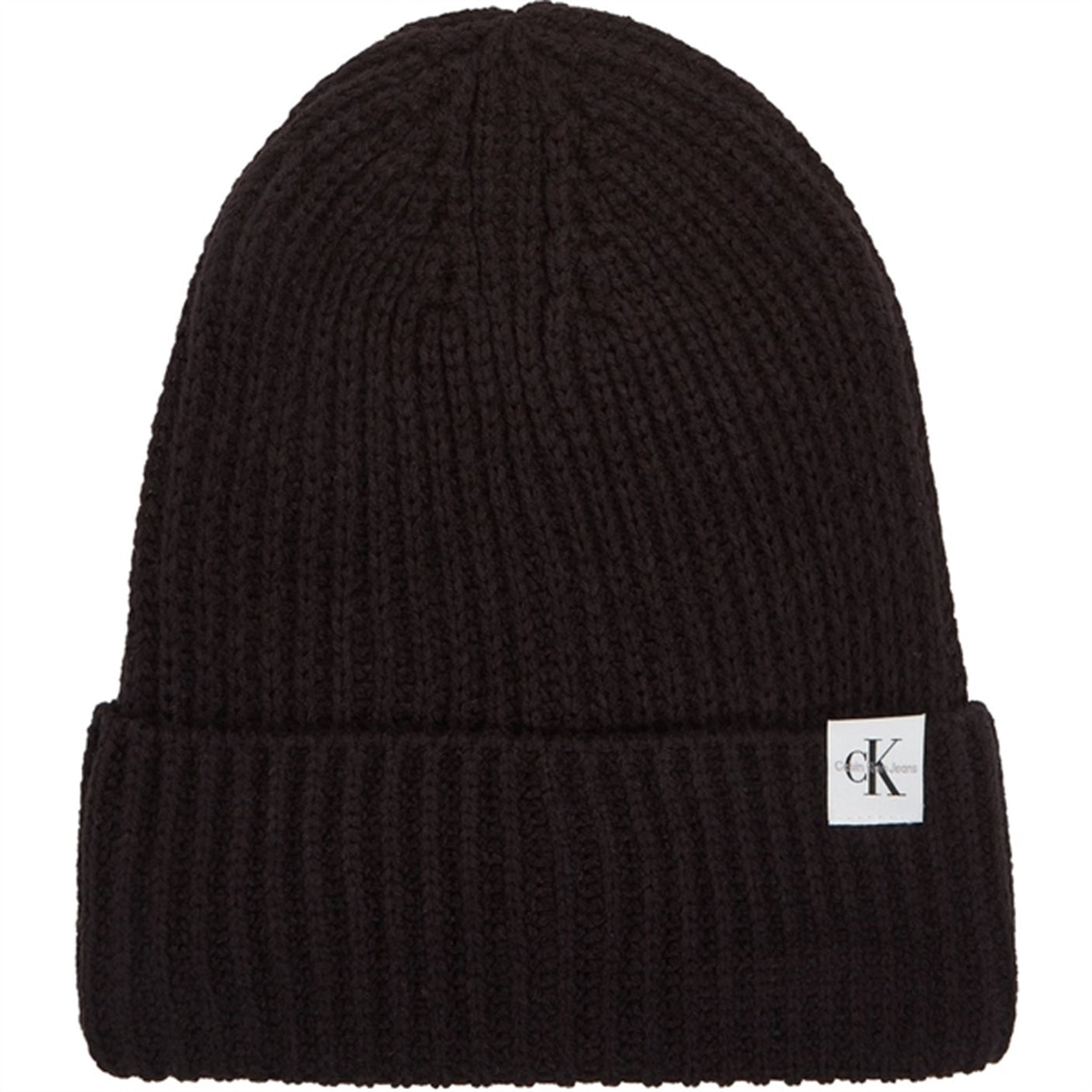 Calvin Klein Monogram Rib Beanie Ck Black