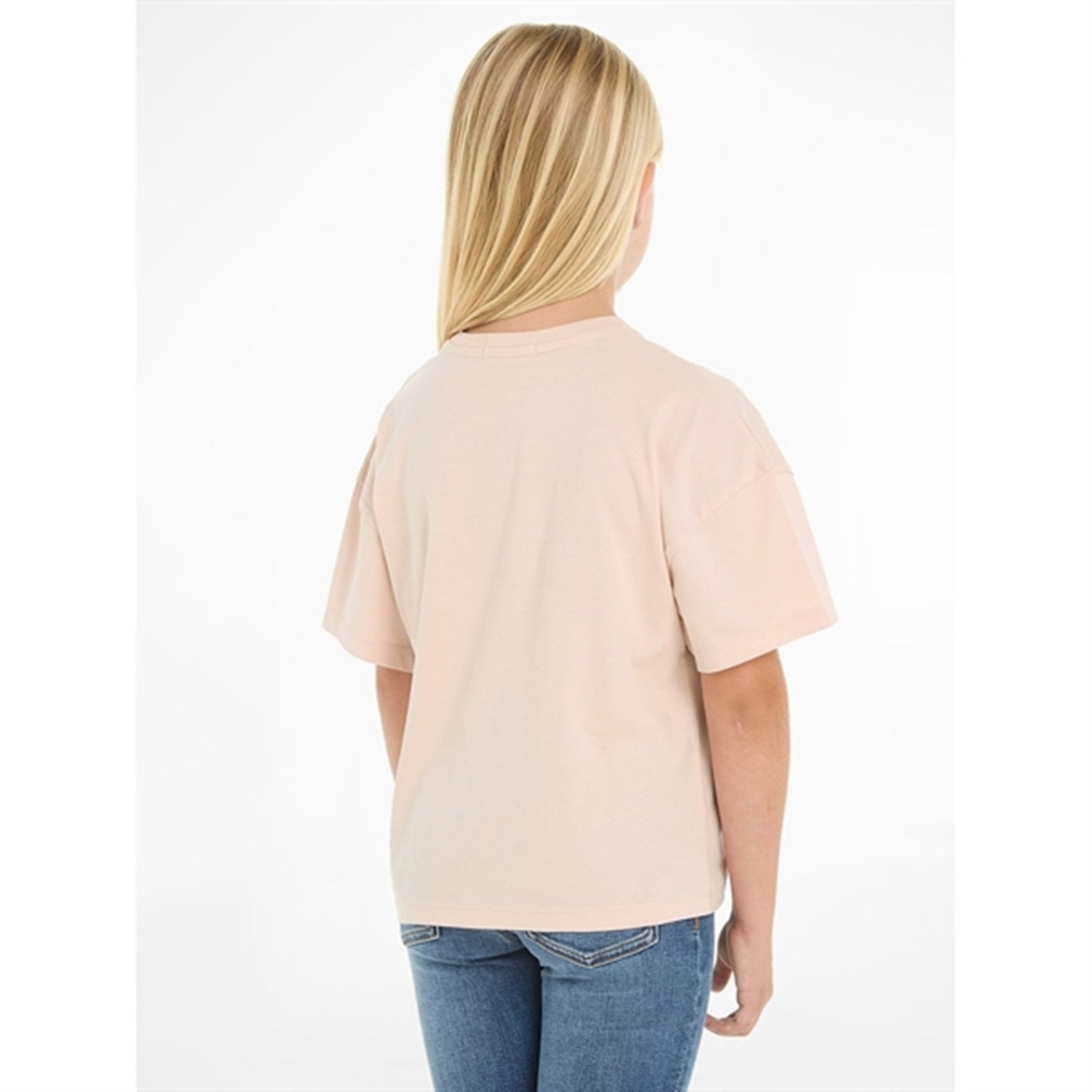 Calvin Klein Monogram Off Placed T-Shirt Sepia Rose