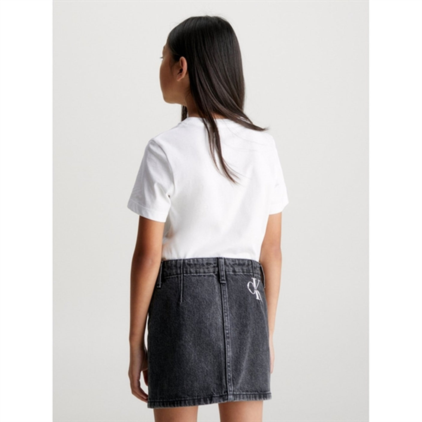 Calvin Klein Monogram Mini Badge T-Shirt Bright White