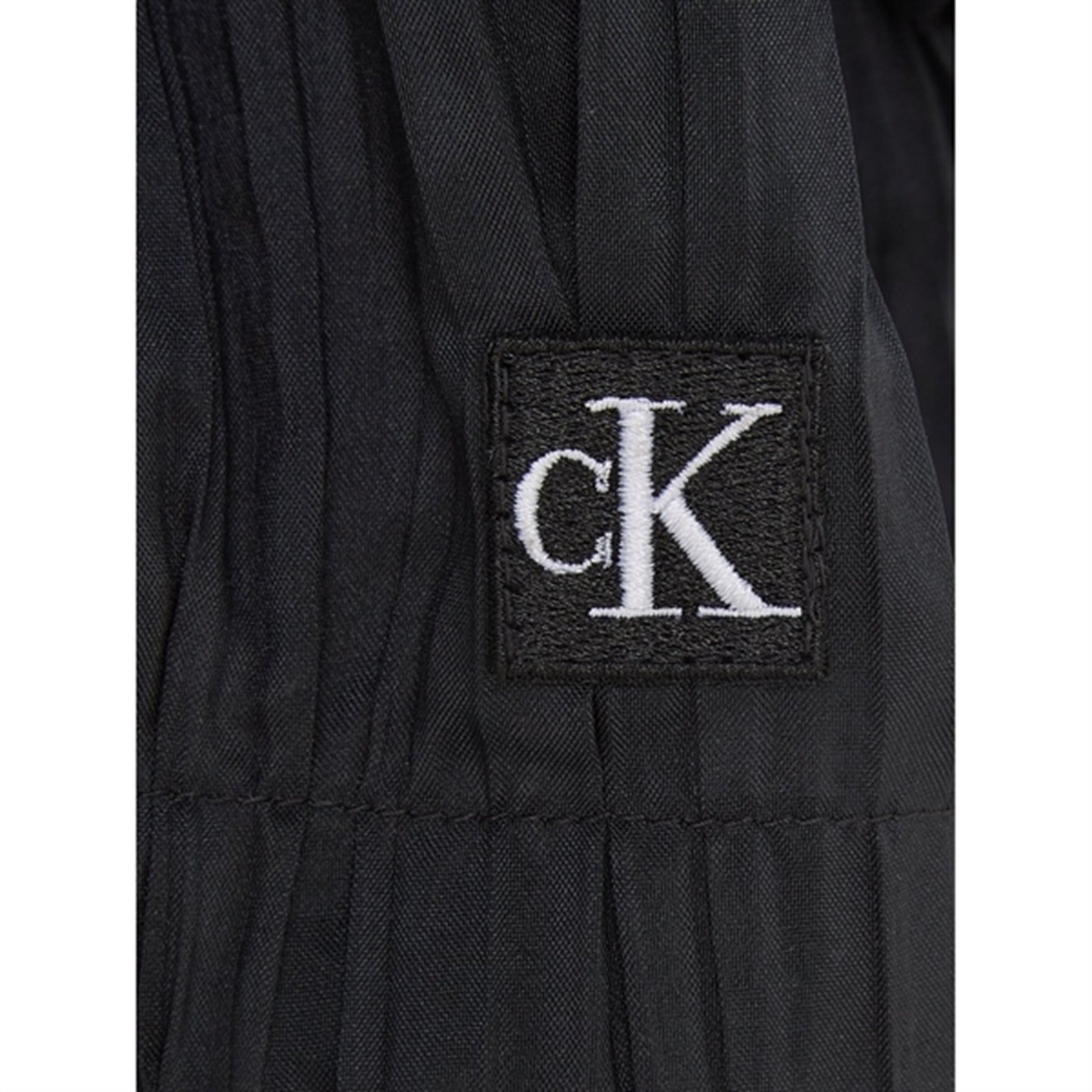 Calvin Klein Festive Plisse T-Shirt Ck Black
