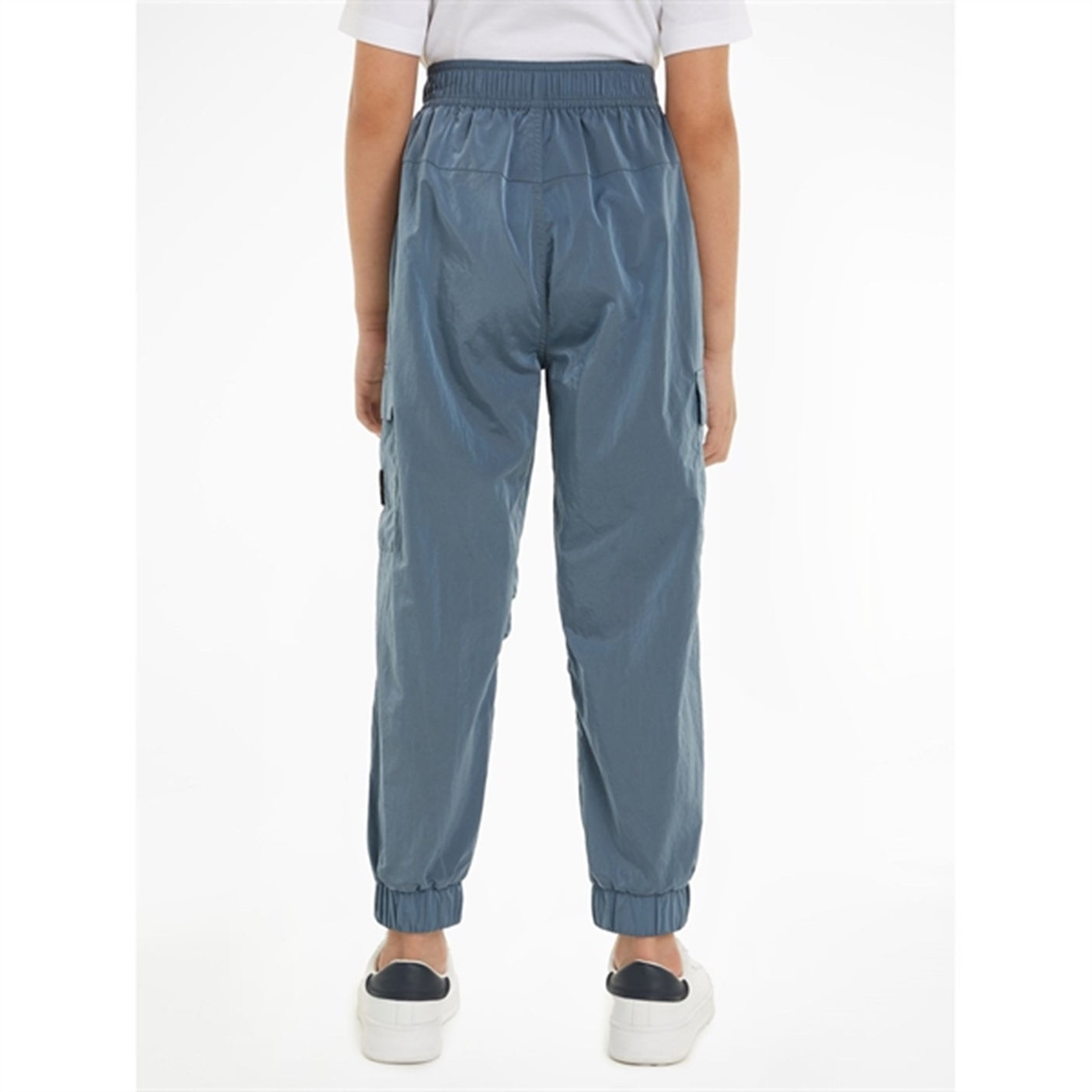 Calvin Klein Structured Nylon Trackpants Goblin Blue