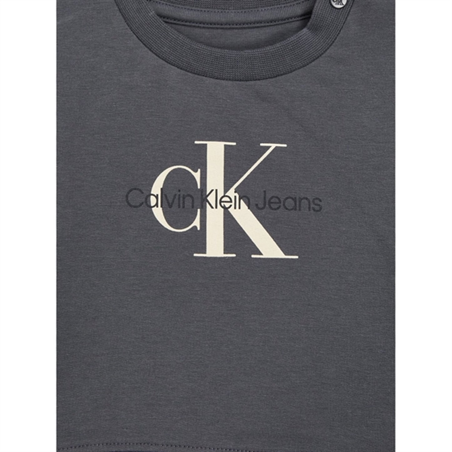 Calvin Klein Monogram Sweatshirt Set Dark Grey