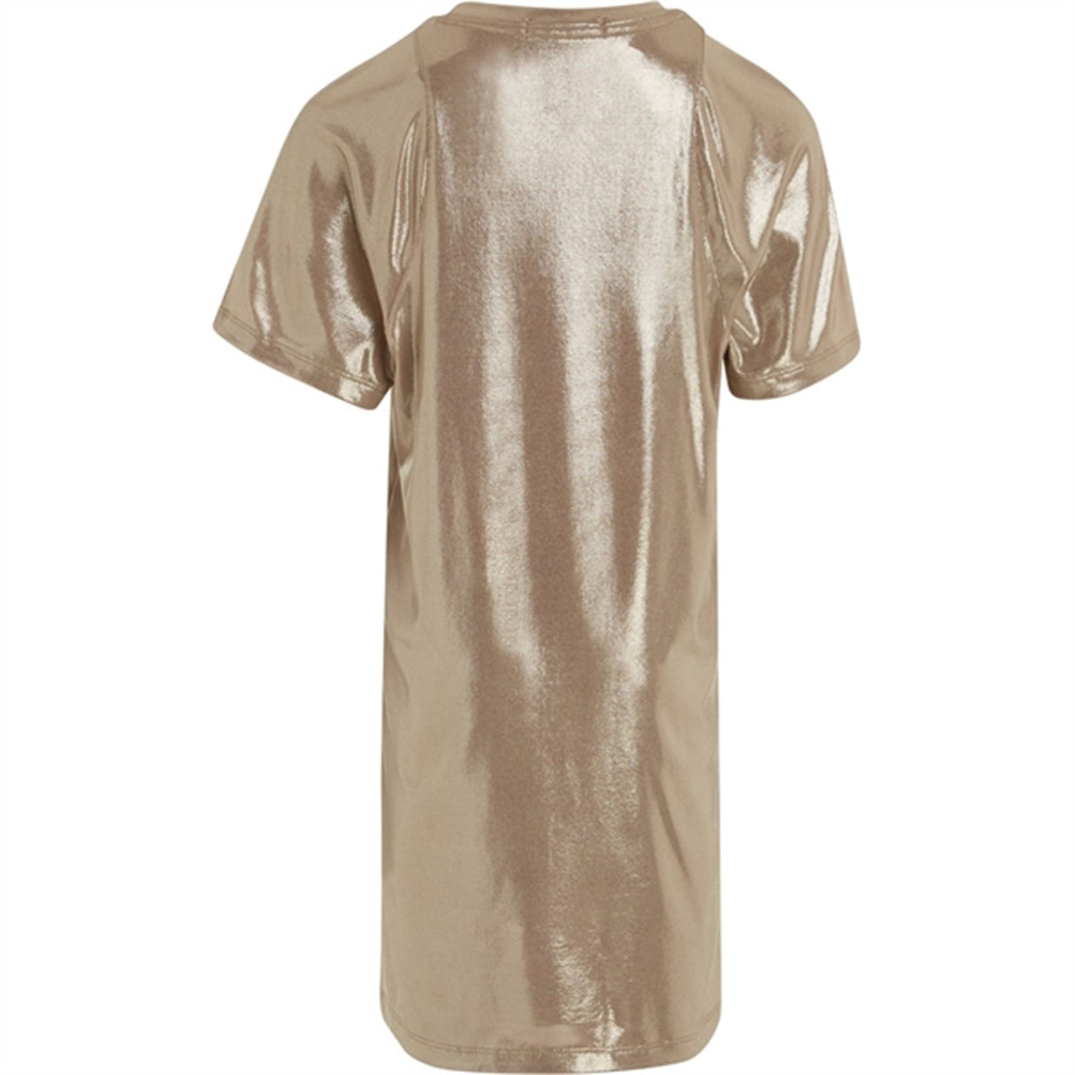 Calvin Klein Metallic Coated Dress Frosted Almond