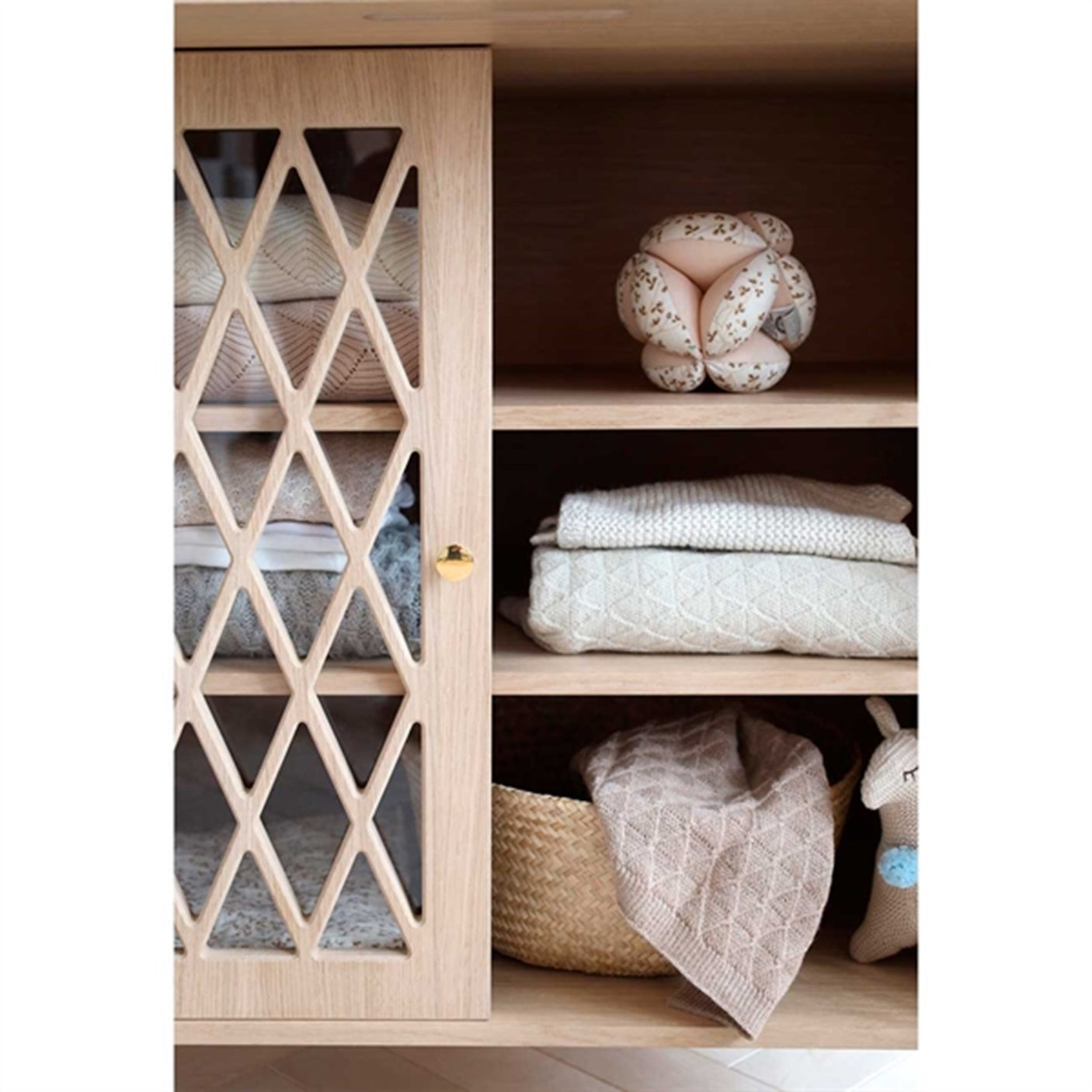 Cam Cam Copenhagen Harlequin Changing Table Oak 5