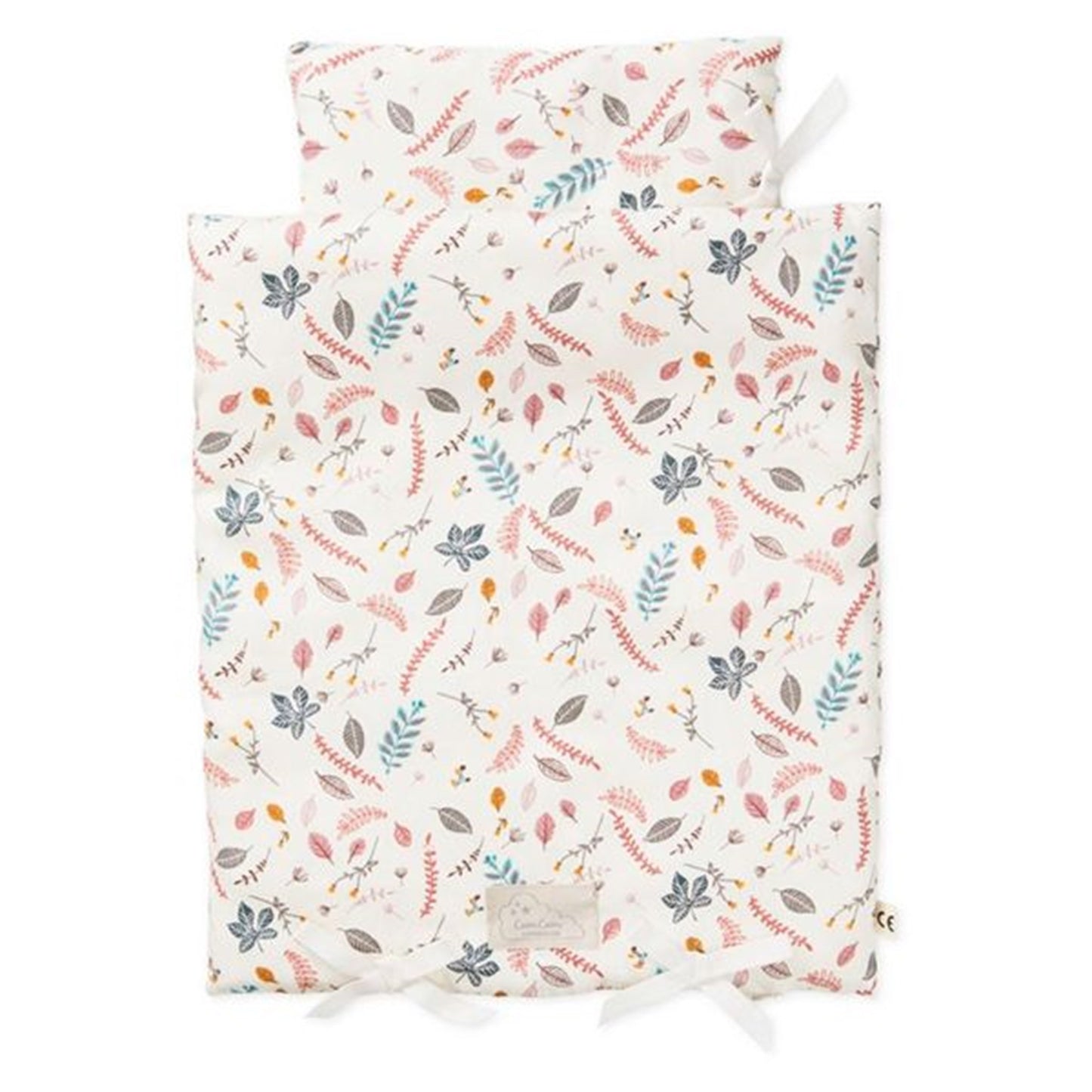 Cam Cam Copenhagen Doll's Bed Linen Pressed Leaves Rose