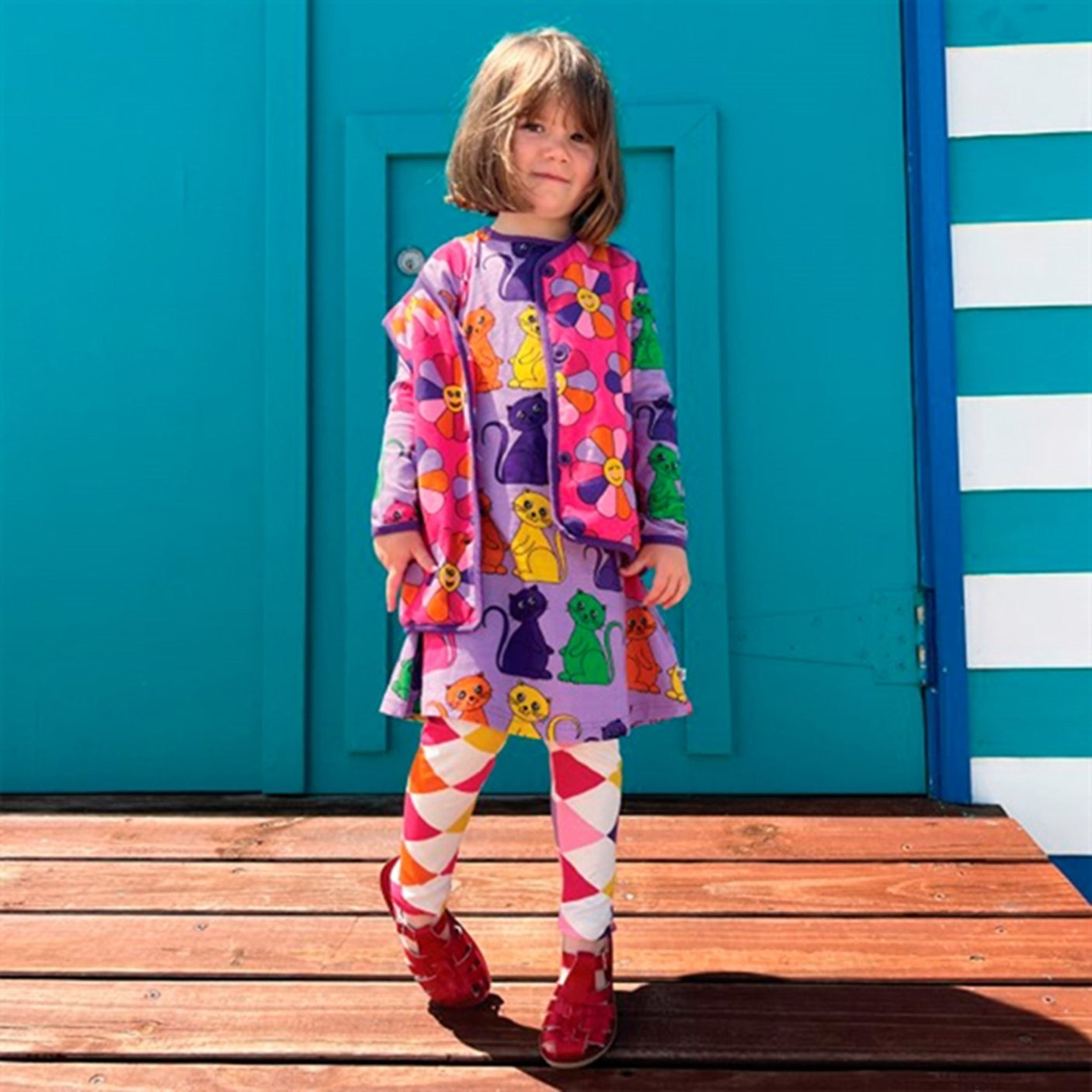 Småfolk Viola Cat Dress