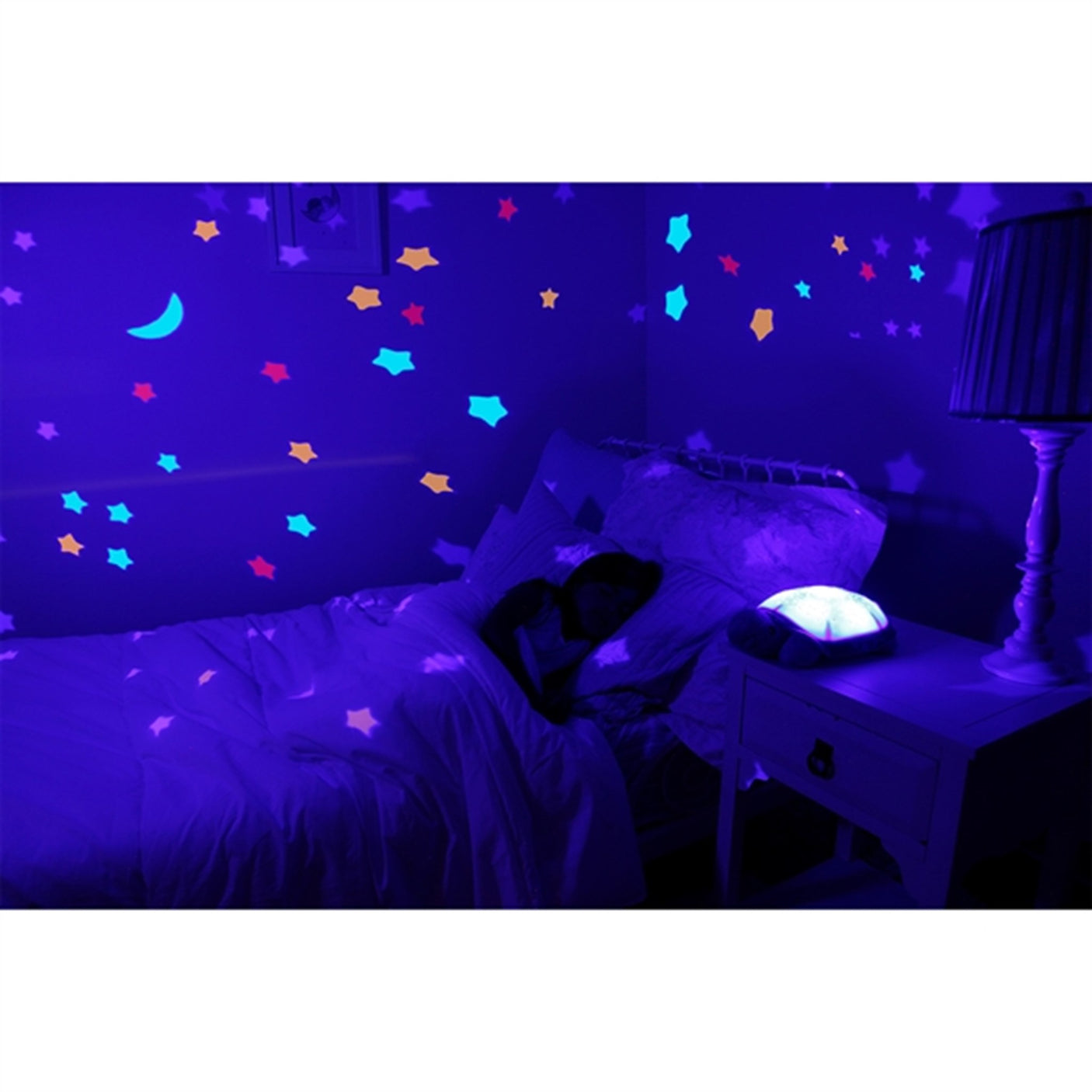 Cloud B Twinkling Twilight Turtle Night Light Aqua