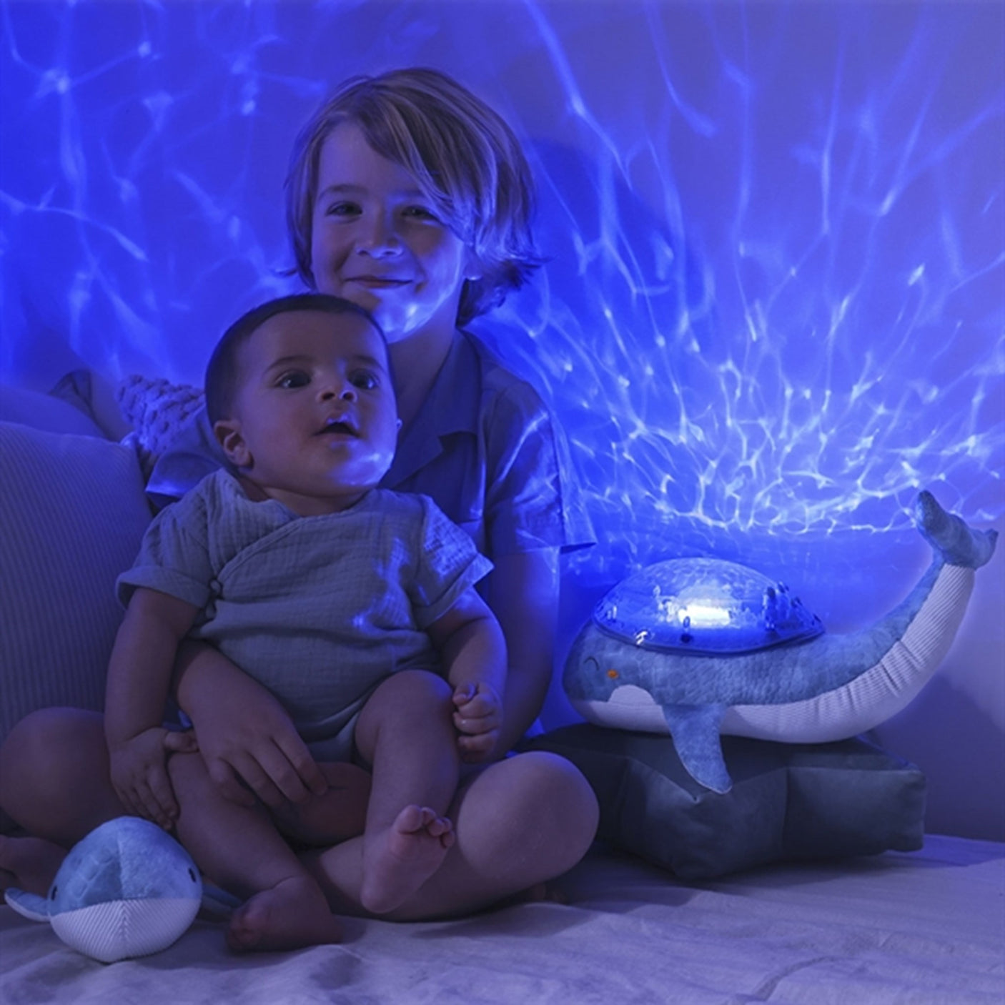 Cloud B Tranquil Whale Night Light Blue