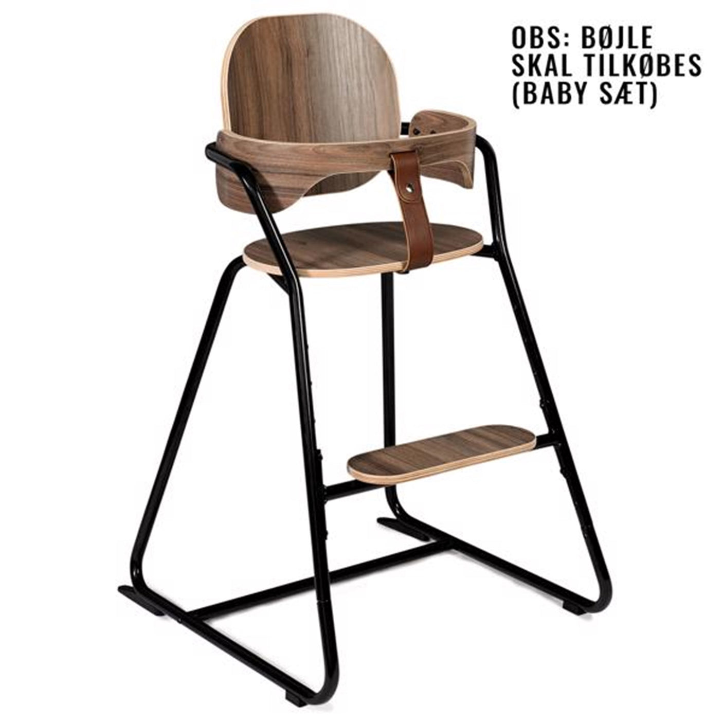 Charlie Crane Tibu High Chair Walnut Black Edition 5