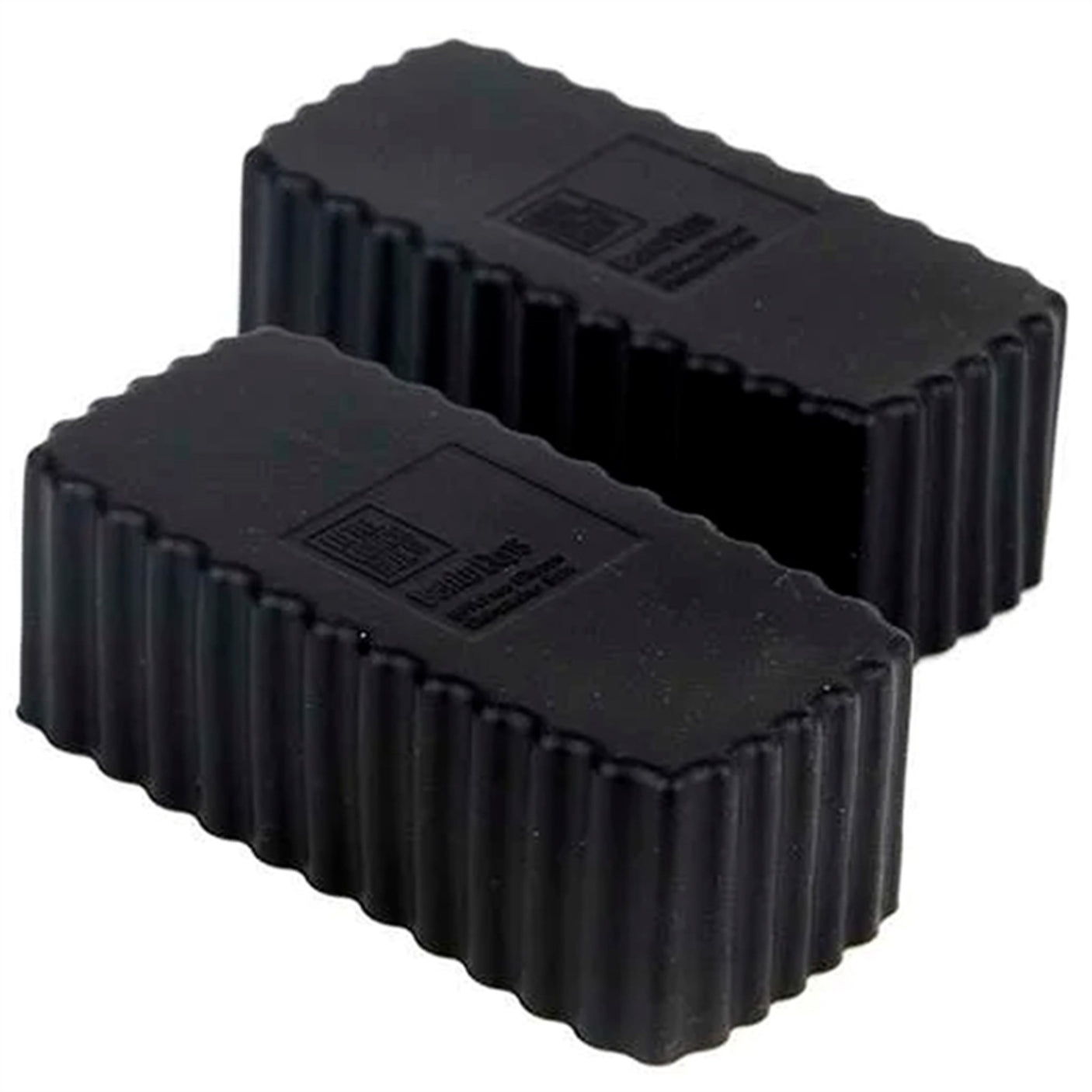Little Lunch Box Co Bento Silicone Cups Rectangular Black