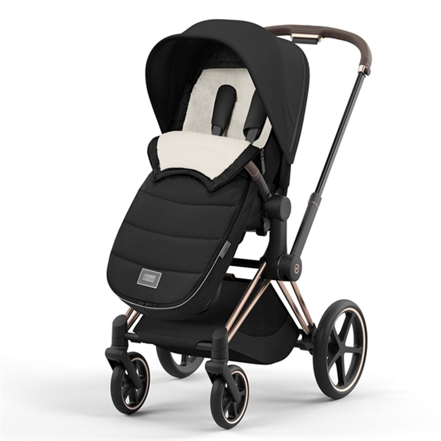 Cybex Platinum Footmuff Sepia Black