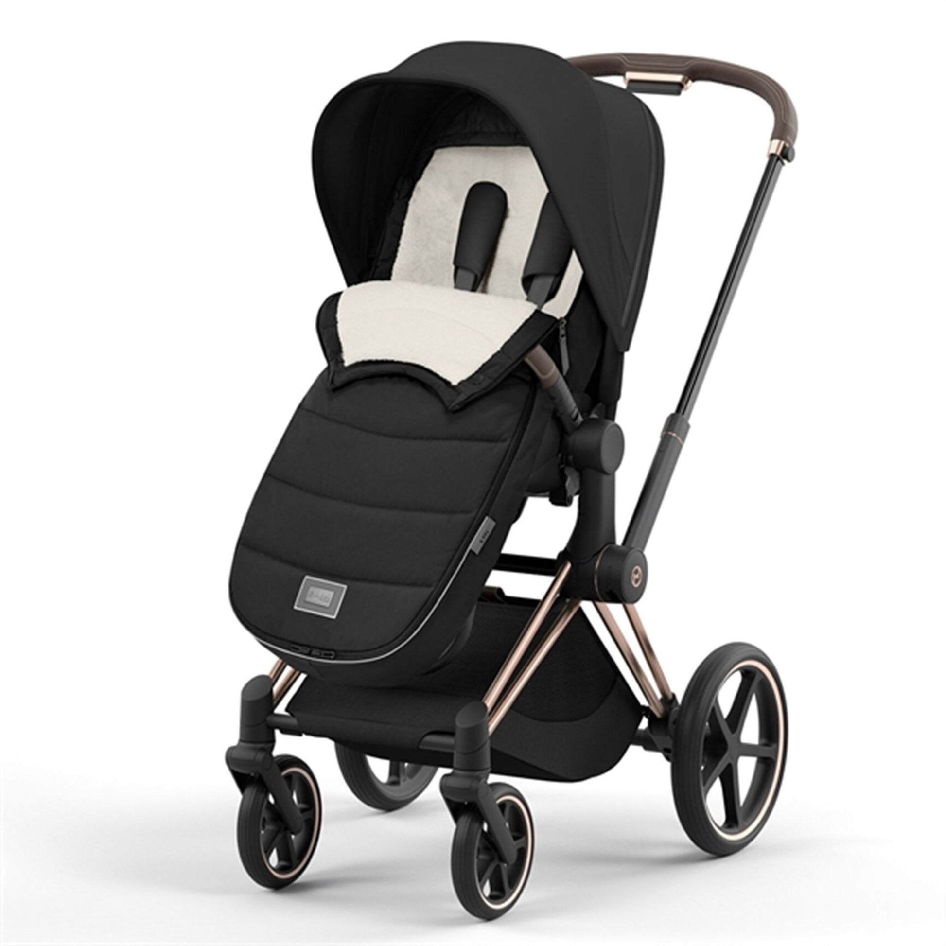 Cybex Platinum Footmuff Sepia Black