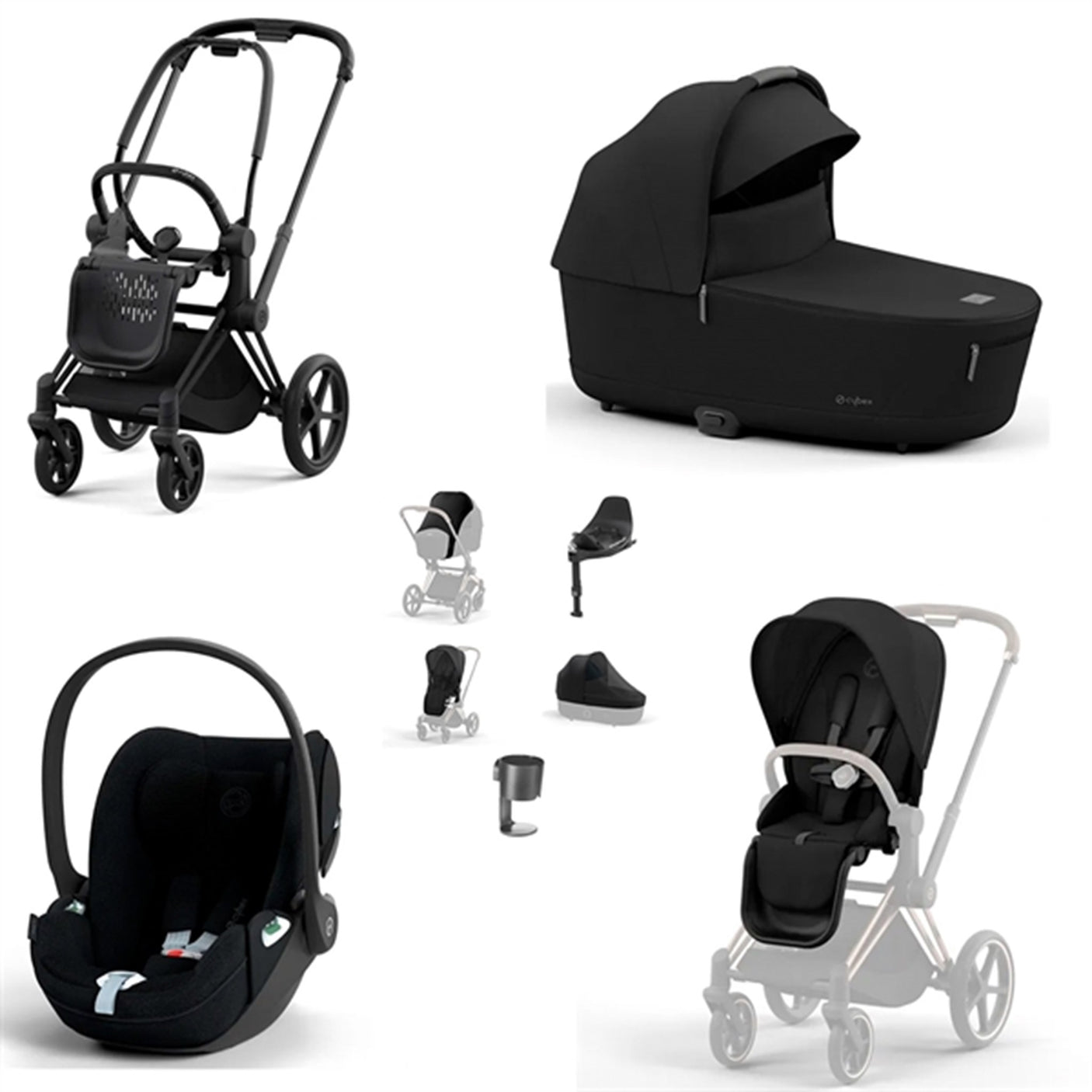 Cybex Bundle Priam Sepia Black +