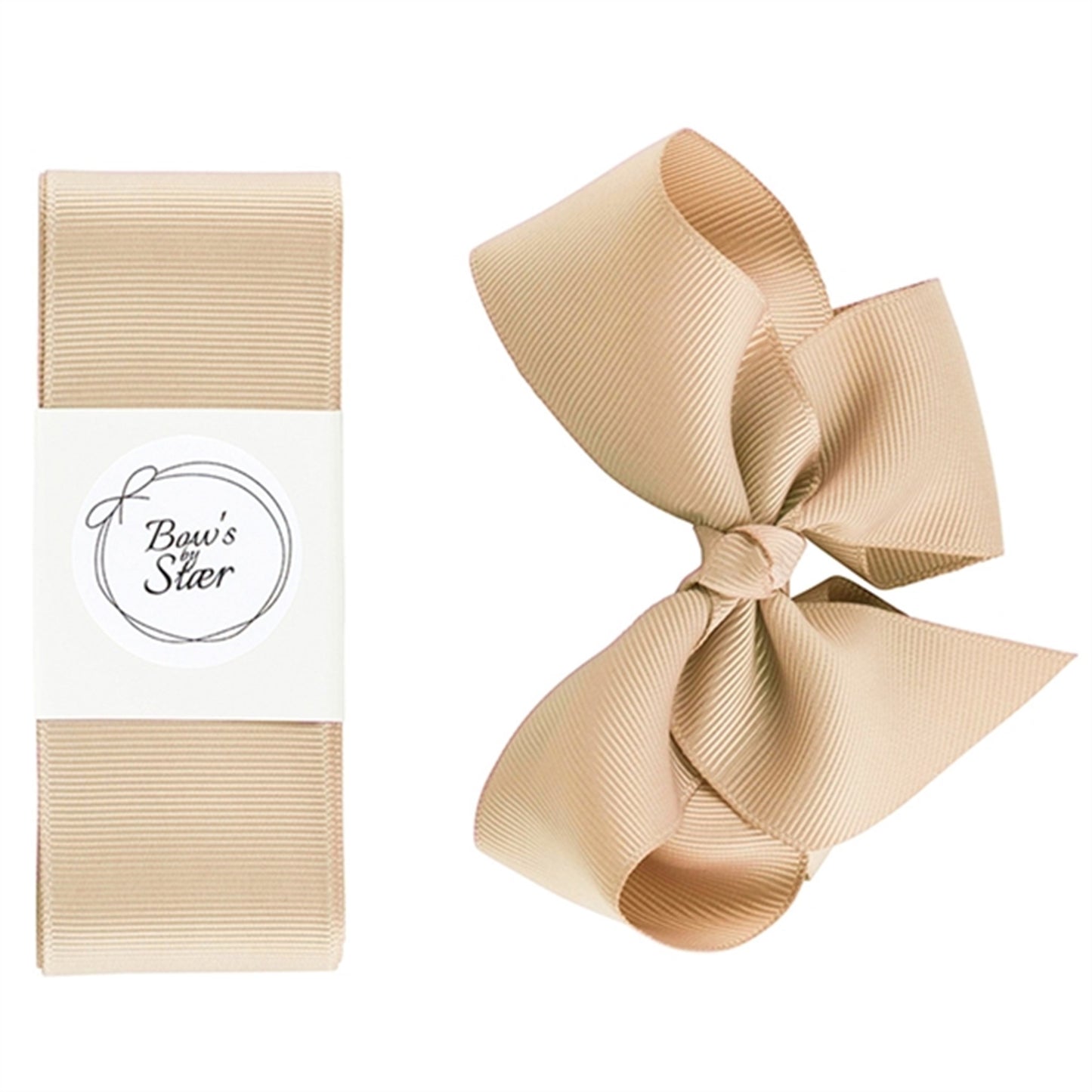 Bow's by Stær Christening Ribbon Beige