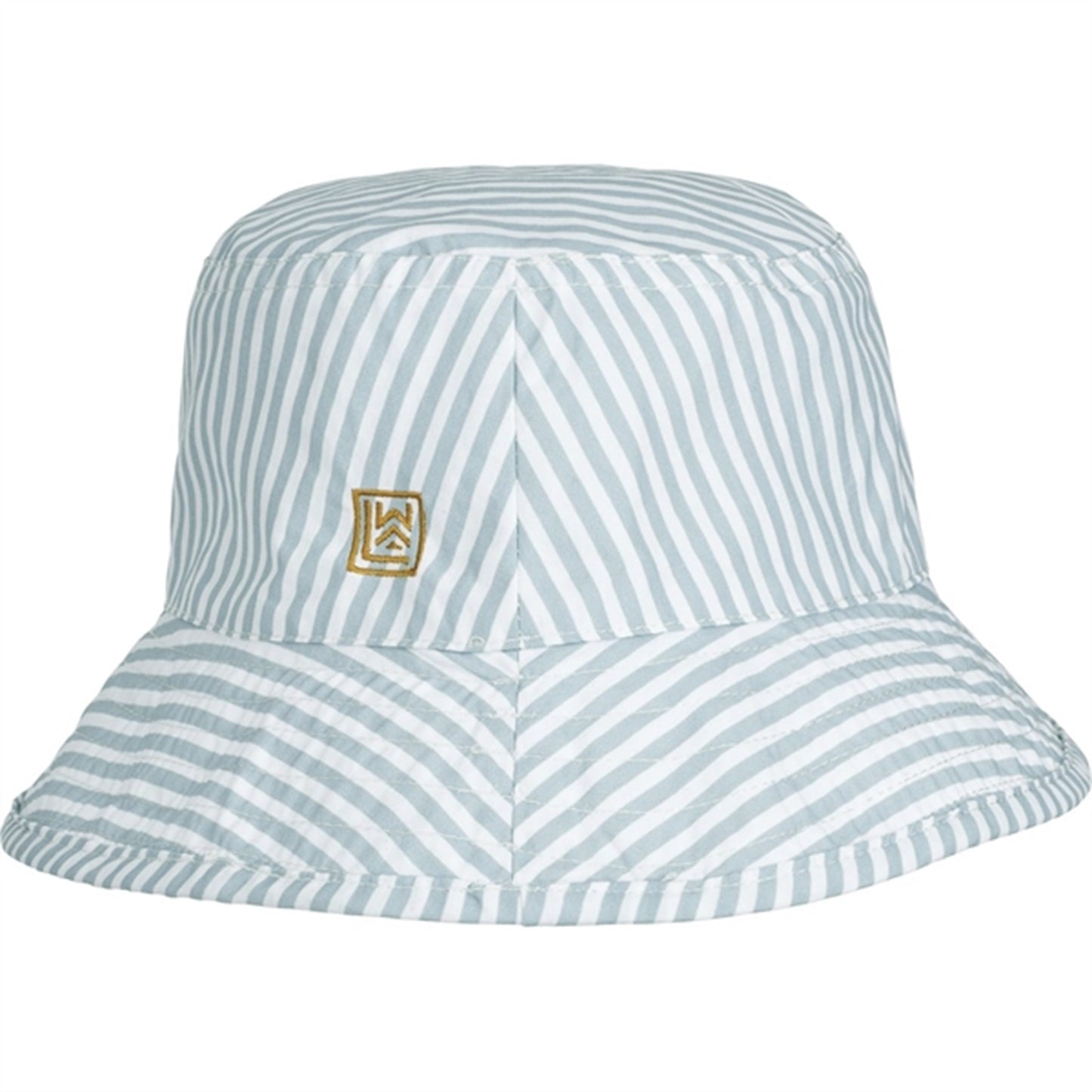 Liewood Damon Bucket Hat Stripe Sea Blue/White