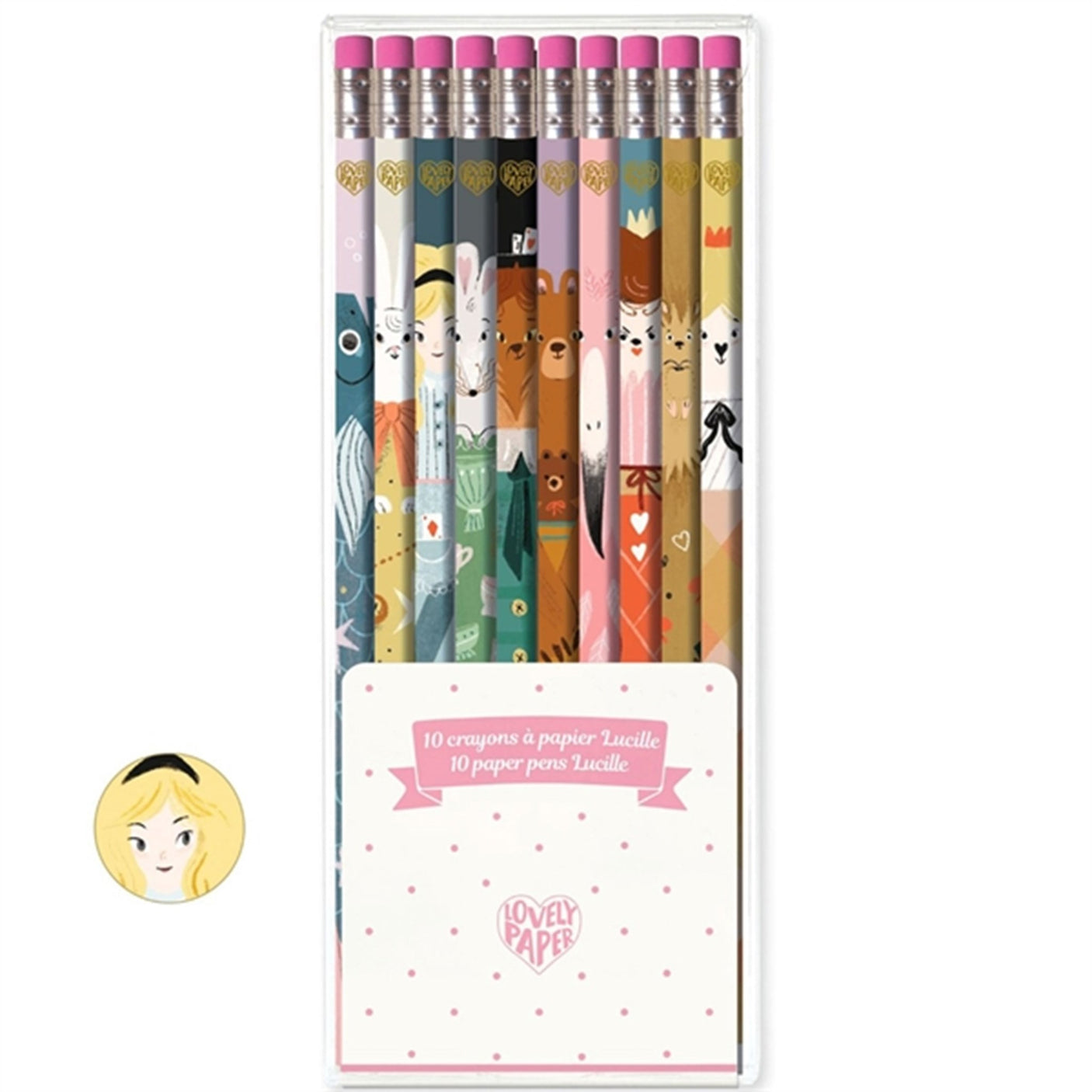 Djeco Lovely Paper 10 Pencils Lucille