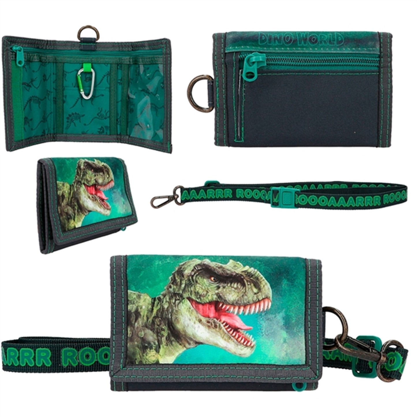 Dino World Purse With Lanyard T-Rex 2