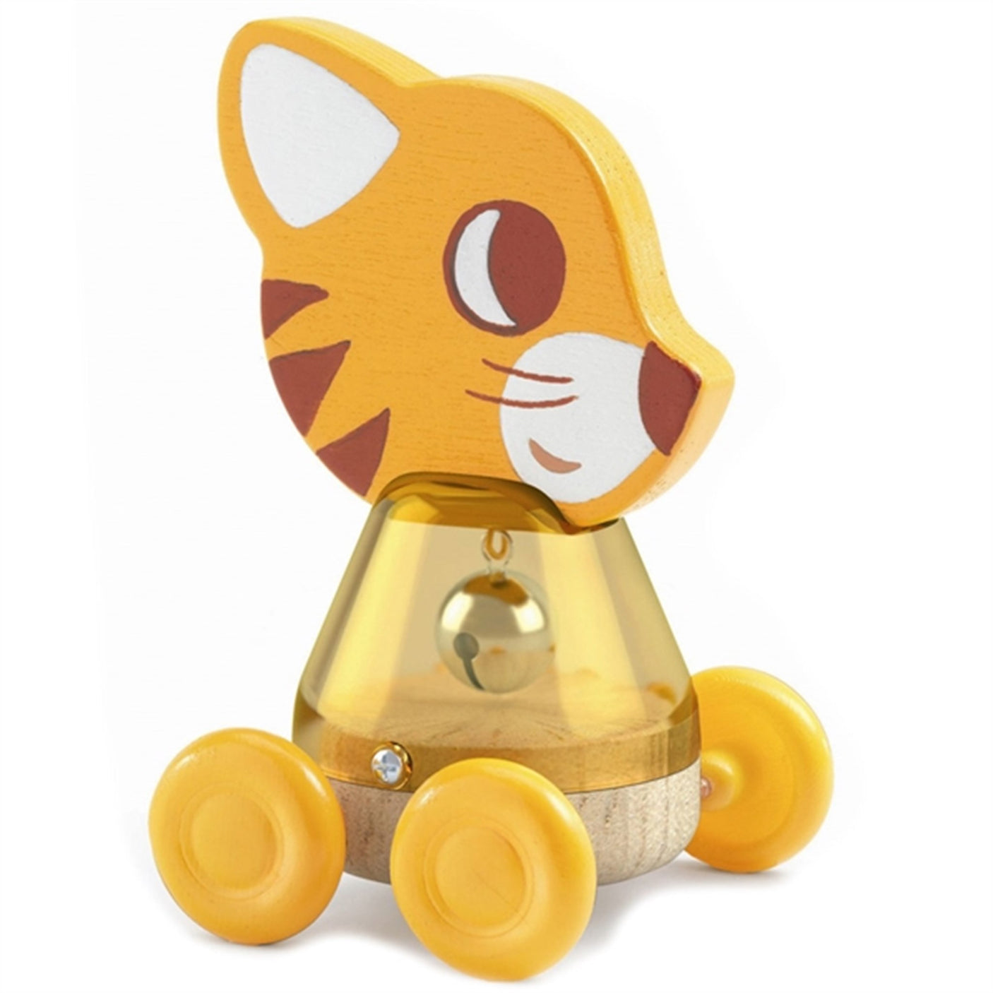Djeco Push Along Toy Nina Bing Tiger