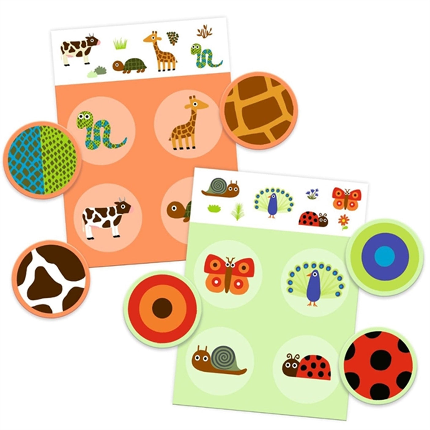 Djeco Learning Game Picture Lottery Feathers & Fur