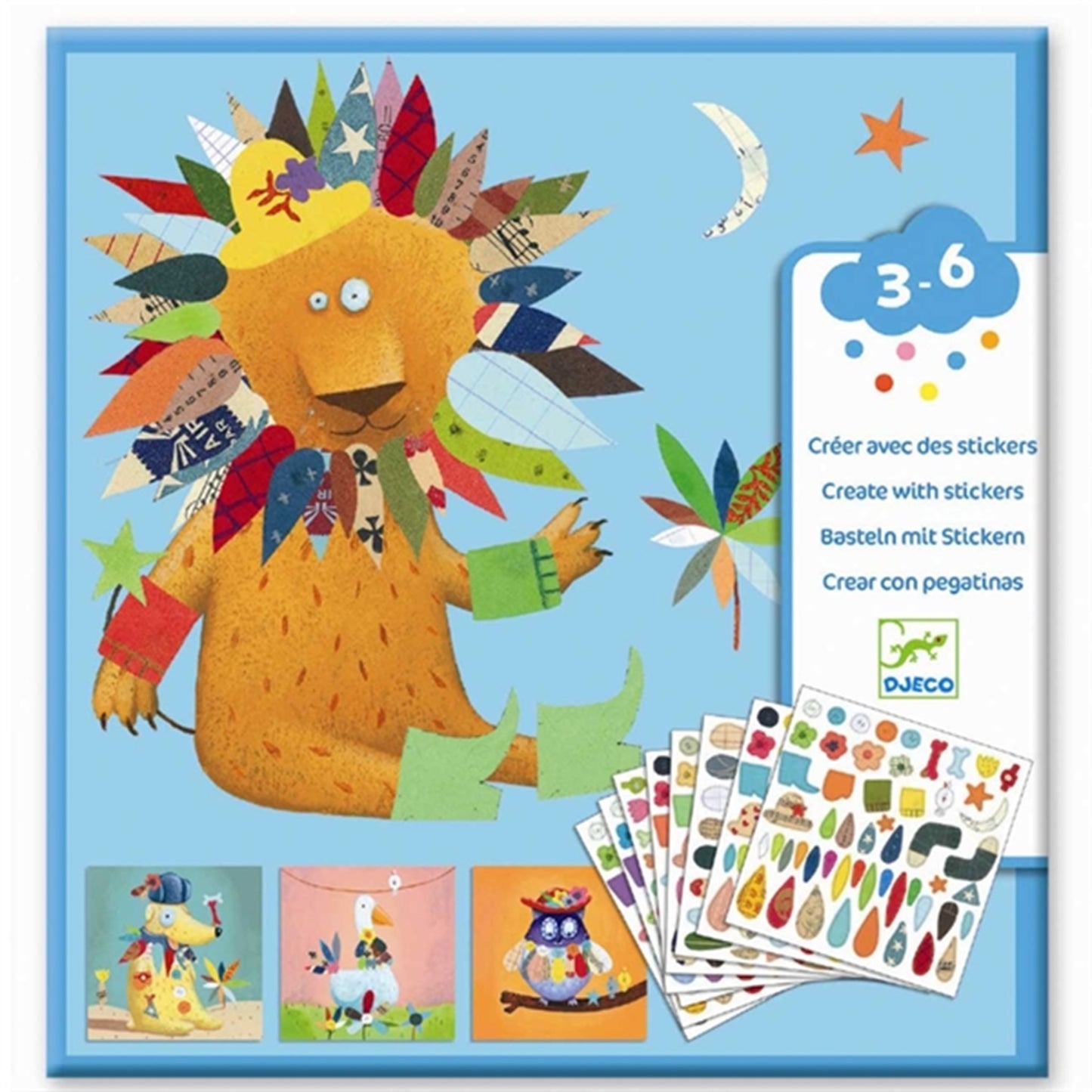 Djeco Stickers Animal