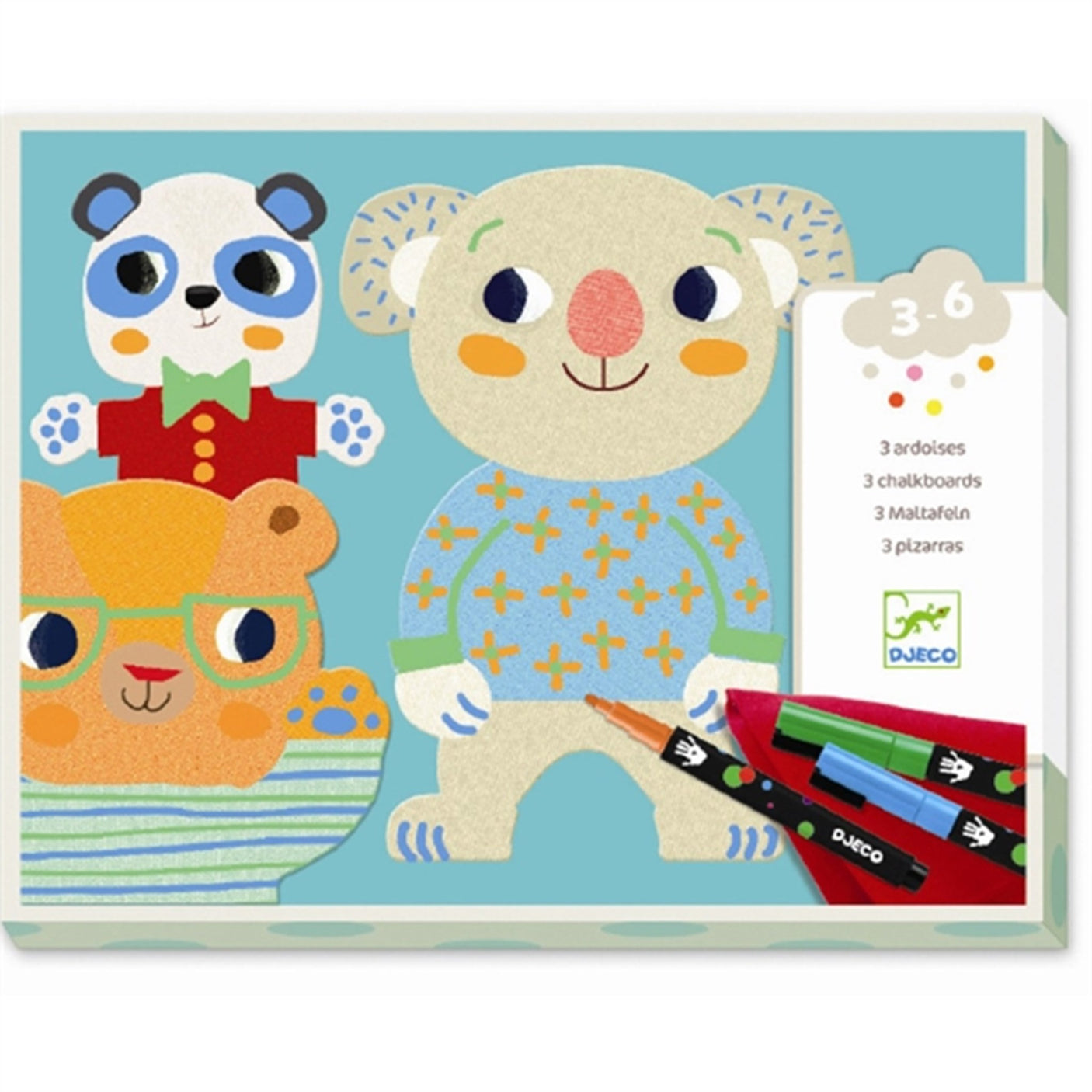 Djeco Creative Box Board Animal