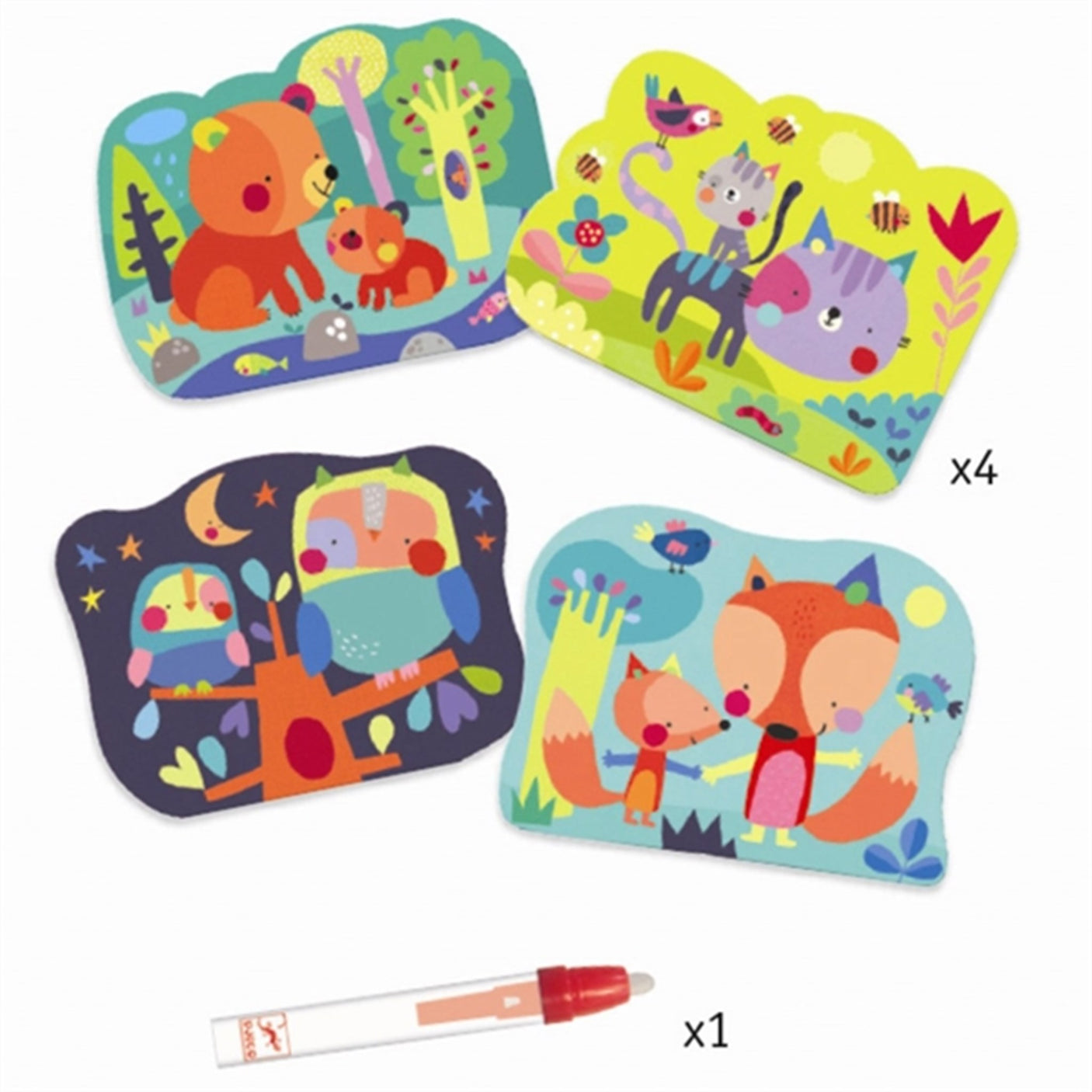 Djeco Magic Colouring Hidden In The Forrest