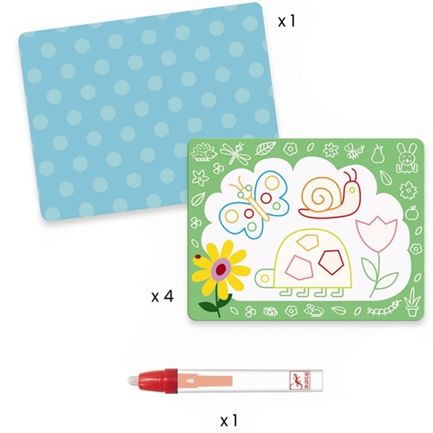 Djeco Magic Coloring Gemte Tegninger