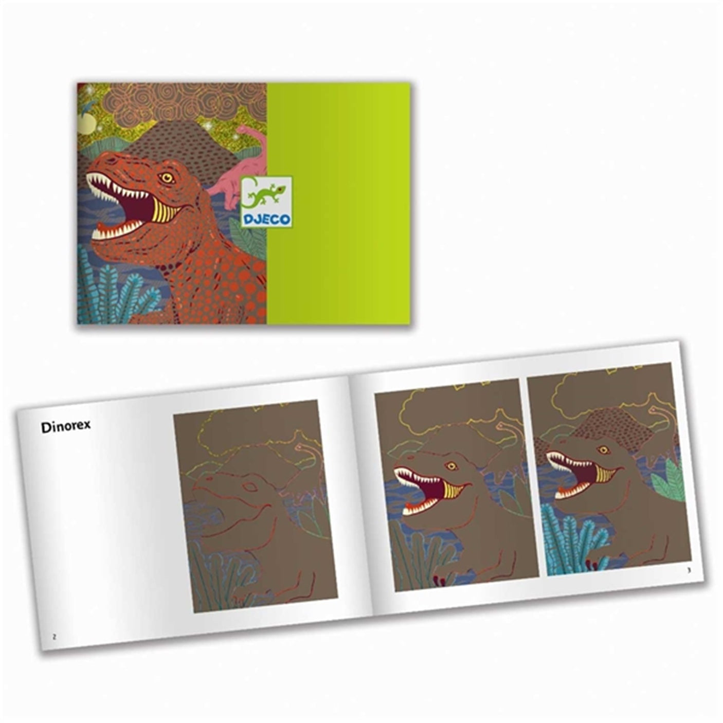 Djeco Scratch Card - Dino