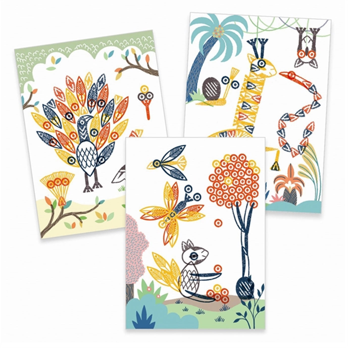Djeco Creative Stamps Animals