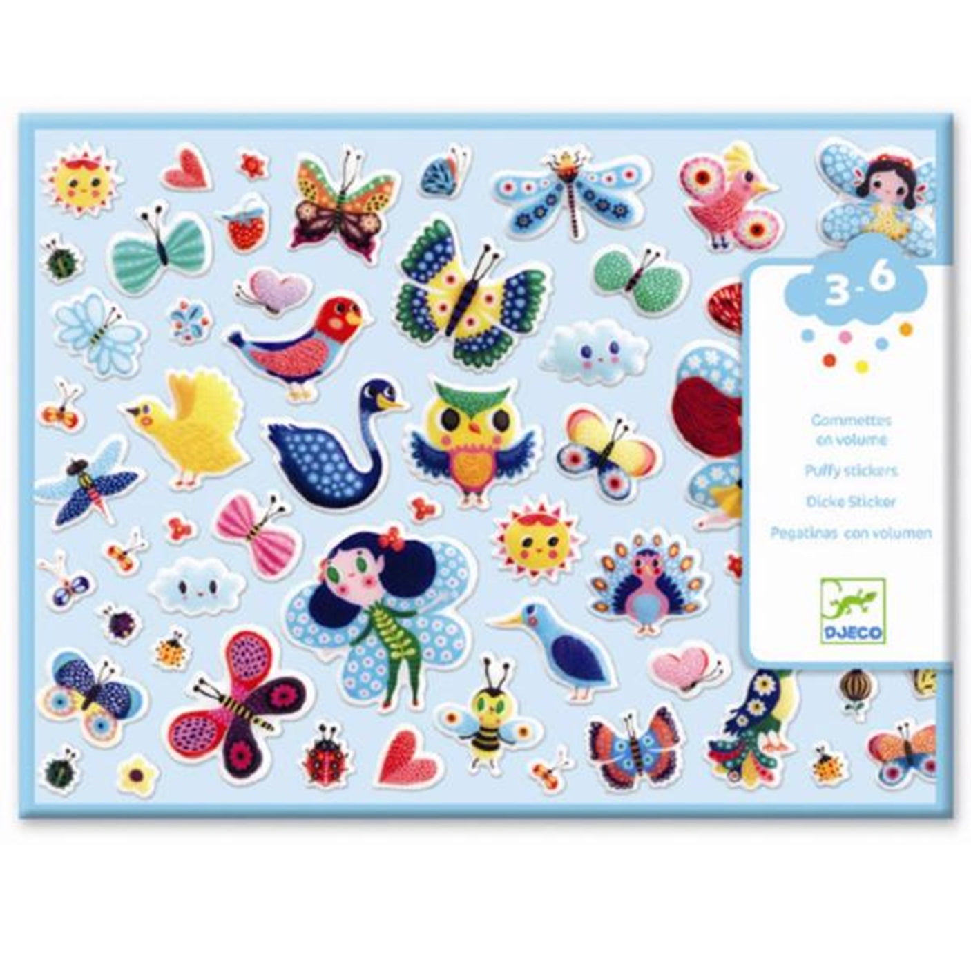 Djeco Stickers Puffy My Little Wings