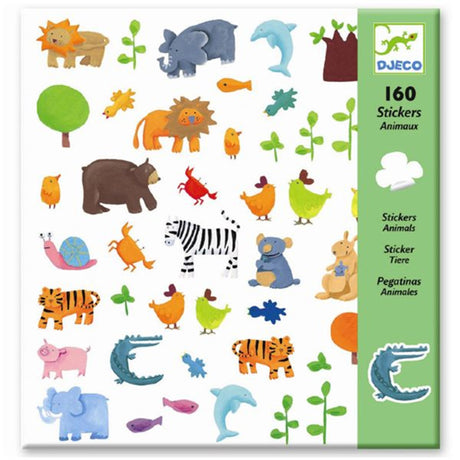 Djeco Stickers Wild Animals