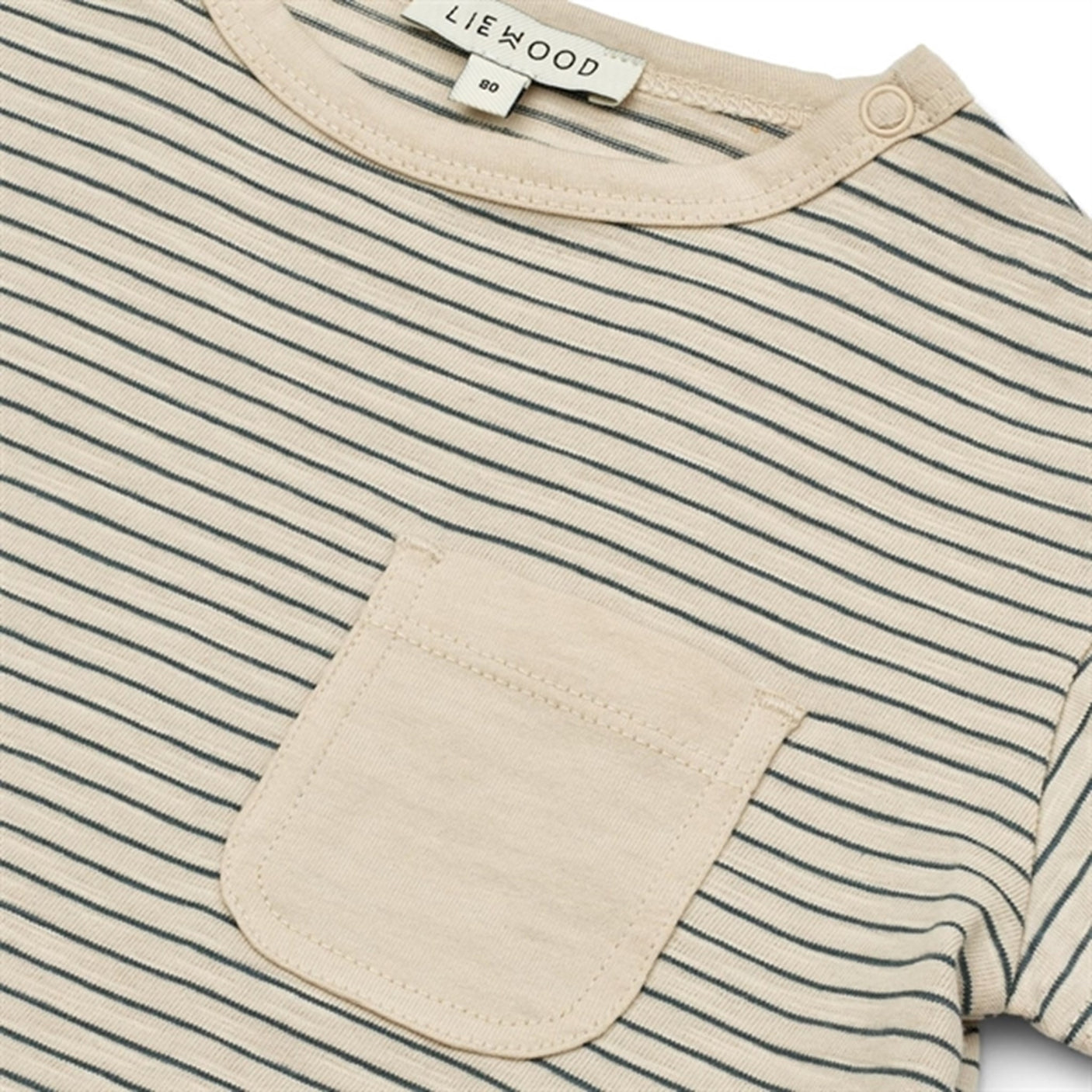 Liewood Y/D Stripes Whale Blue/Sandy Dodoma Baby Stripe T-shirt